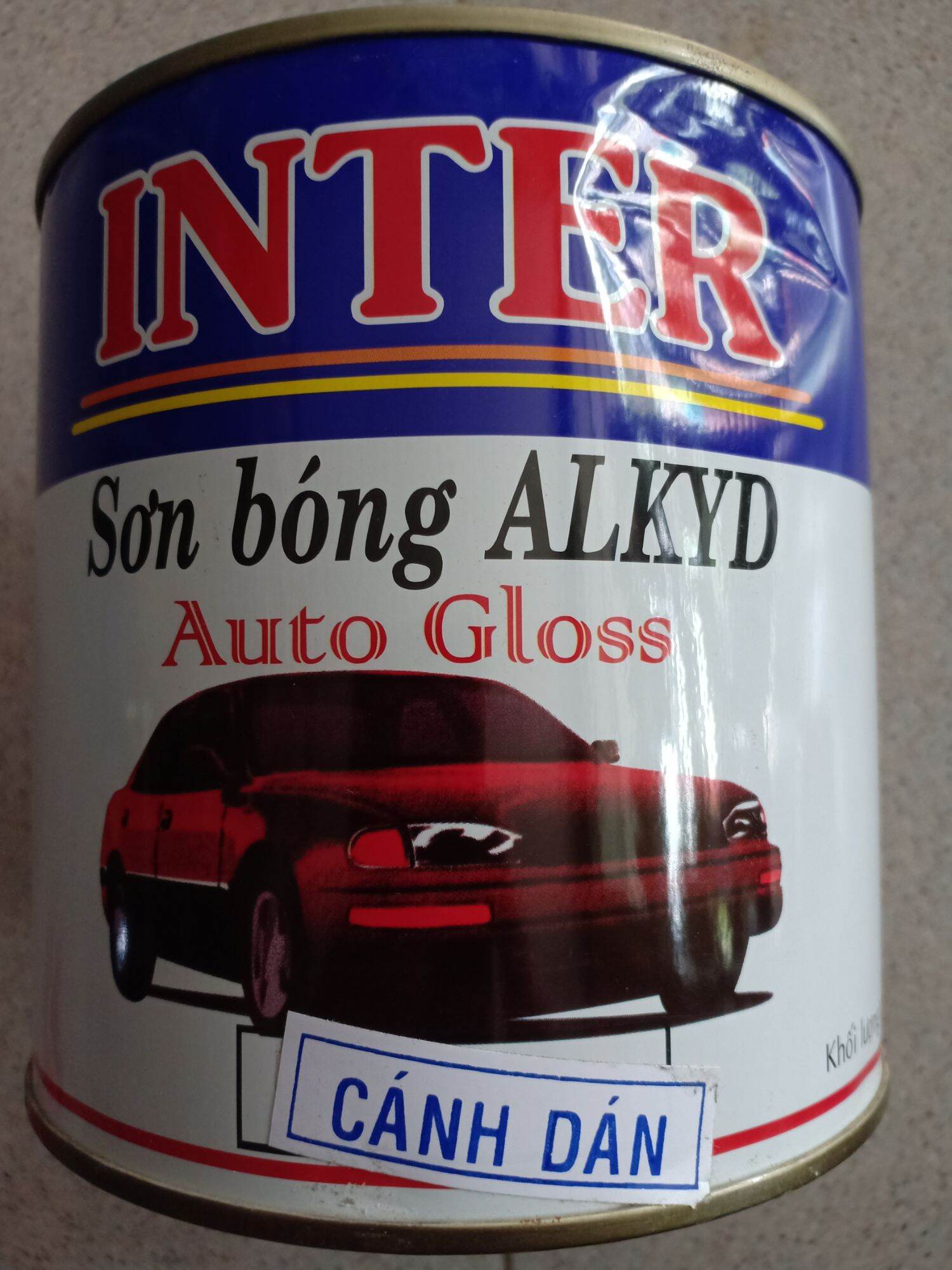 sơn bóng Alkyd màu cánh gián ( gỗ ) lon 900gr