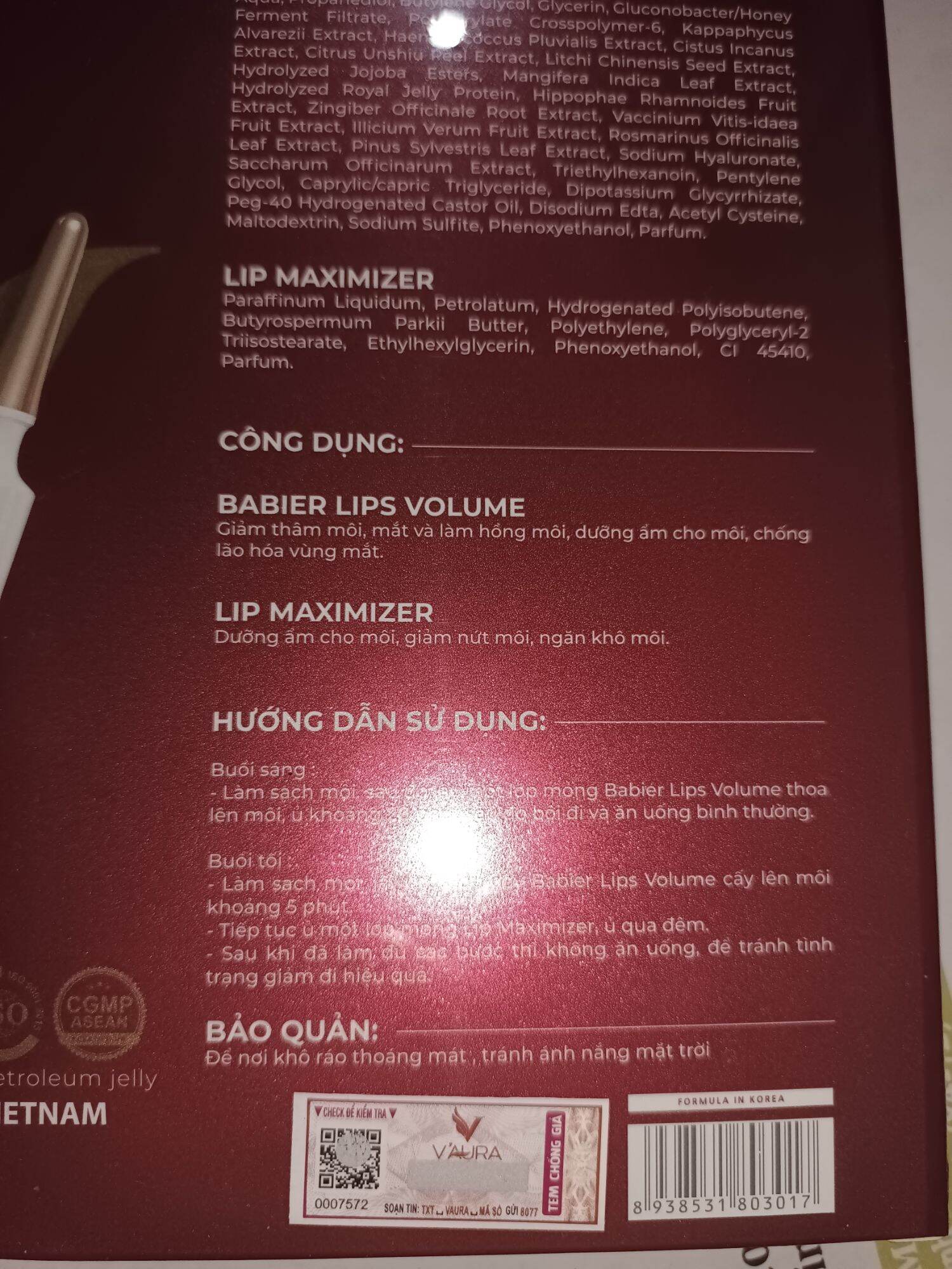 Cấy màu môi Hàn Quốc - (thay phun xăm)