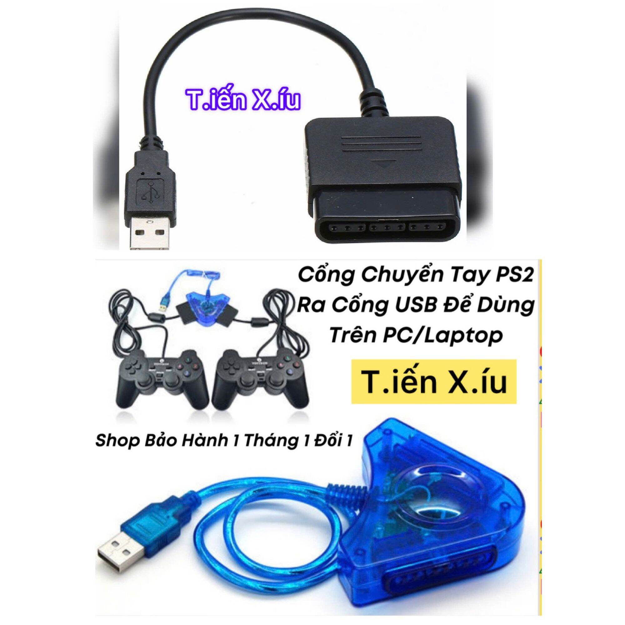 tay ps2 A Ps2 controller PS2 cao cấp chữ A / cổng chuyển tay ps2 sang Pc Ps3 dùng cho máy ps2