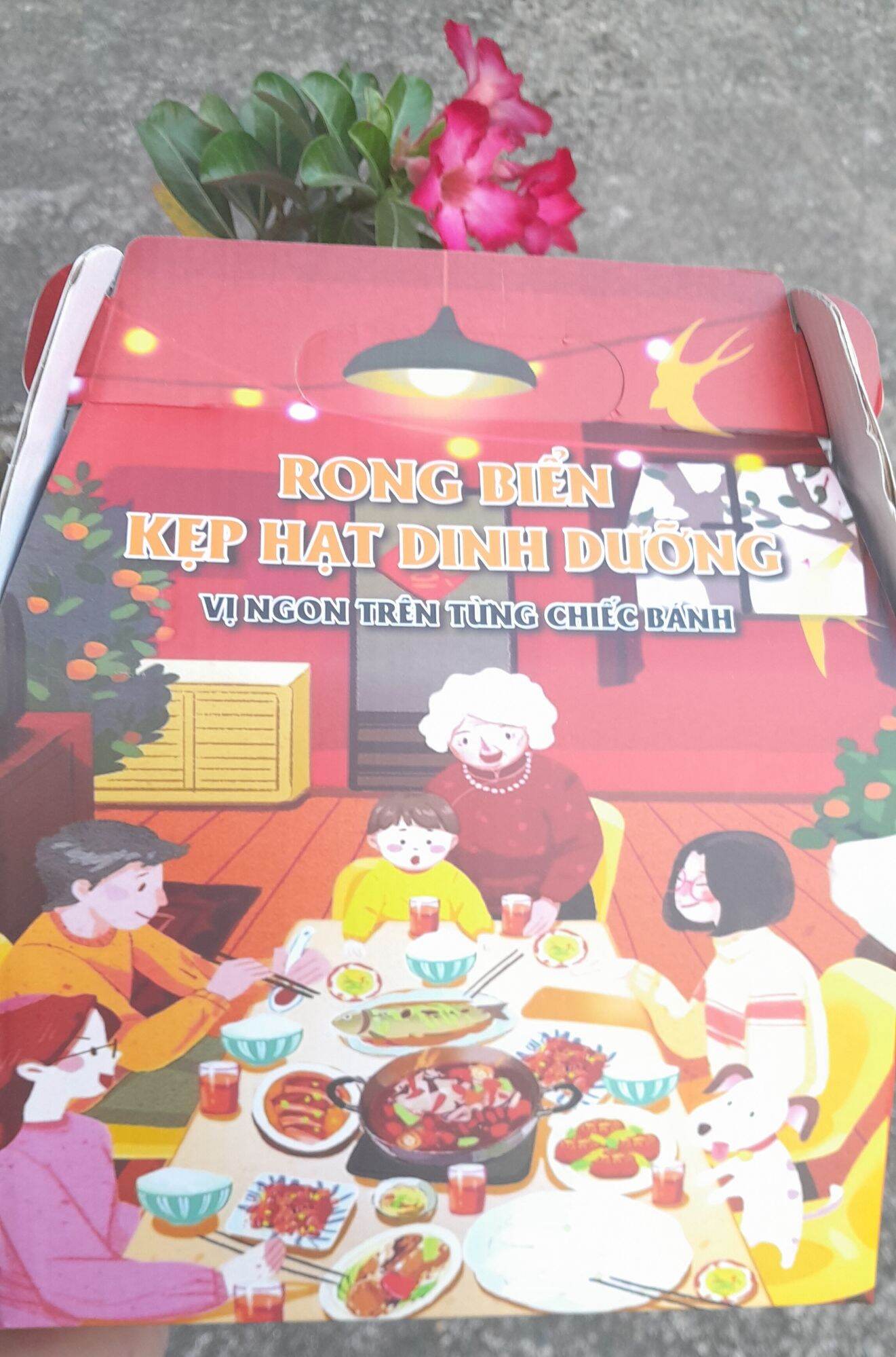 500mg rong biển kẹp hạt dinh dưỡng