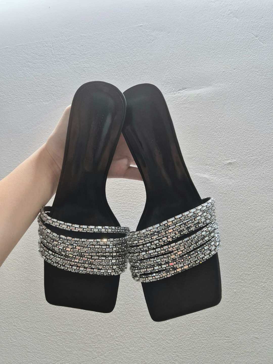 giày cao hót nữ kim tuyến size 33 đên 45