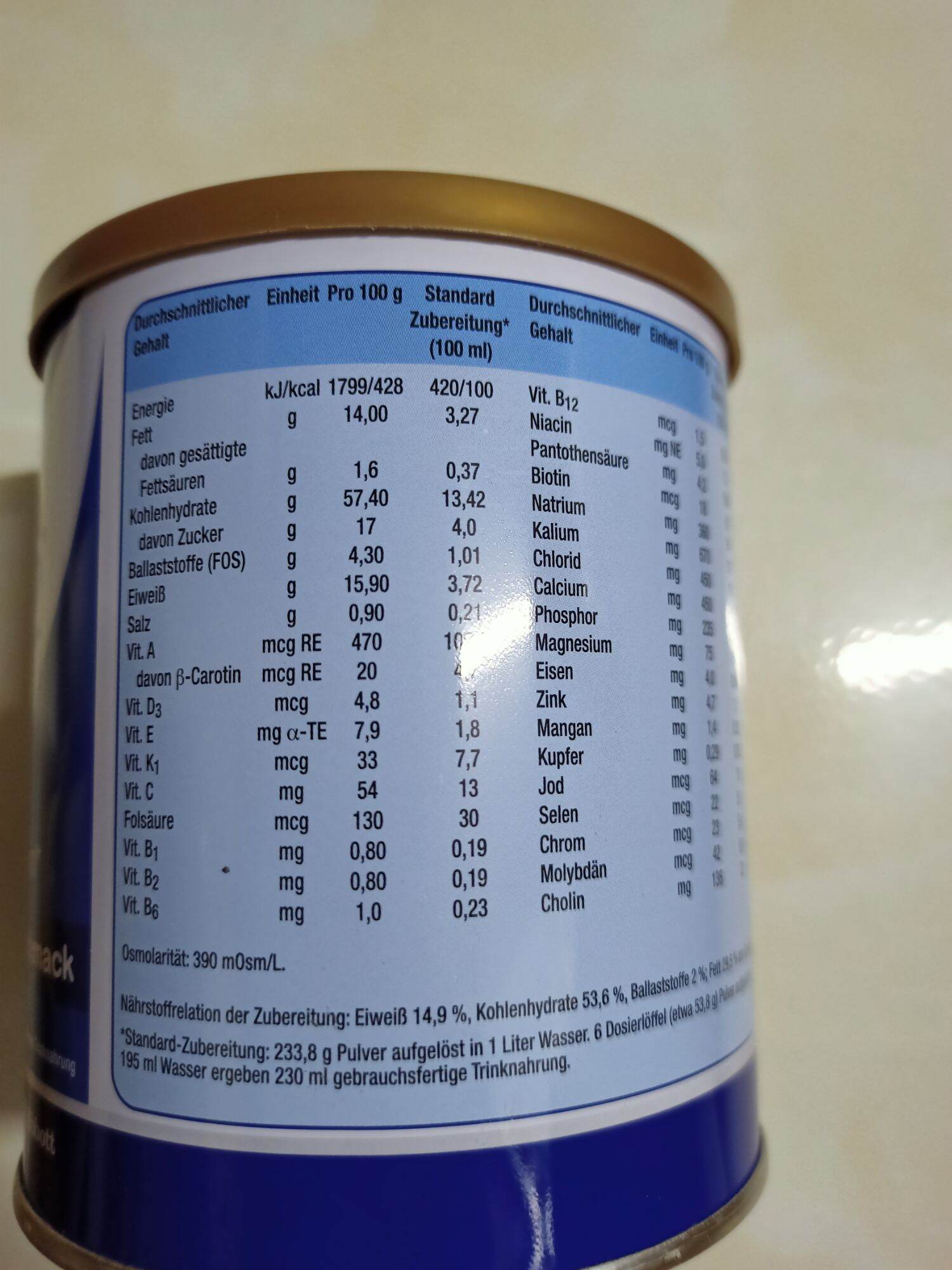 ) SỮA BỘT ENSURE 400G NỘI ĐỊA ĐỨC