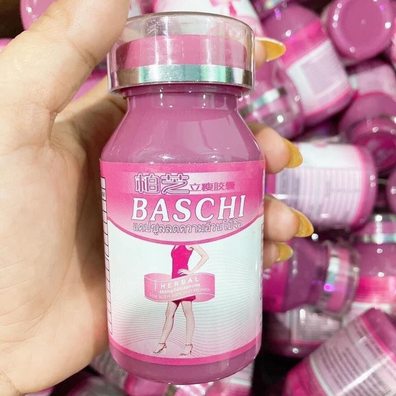 Lọ 40viên giảm mỡ bas chi hồng thái lan