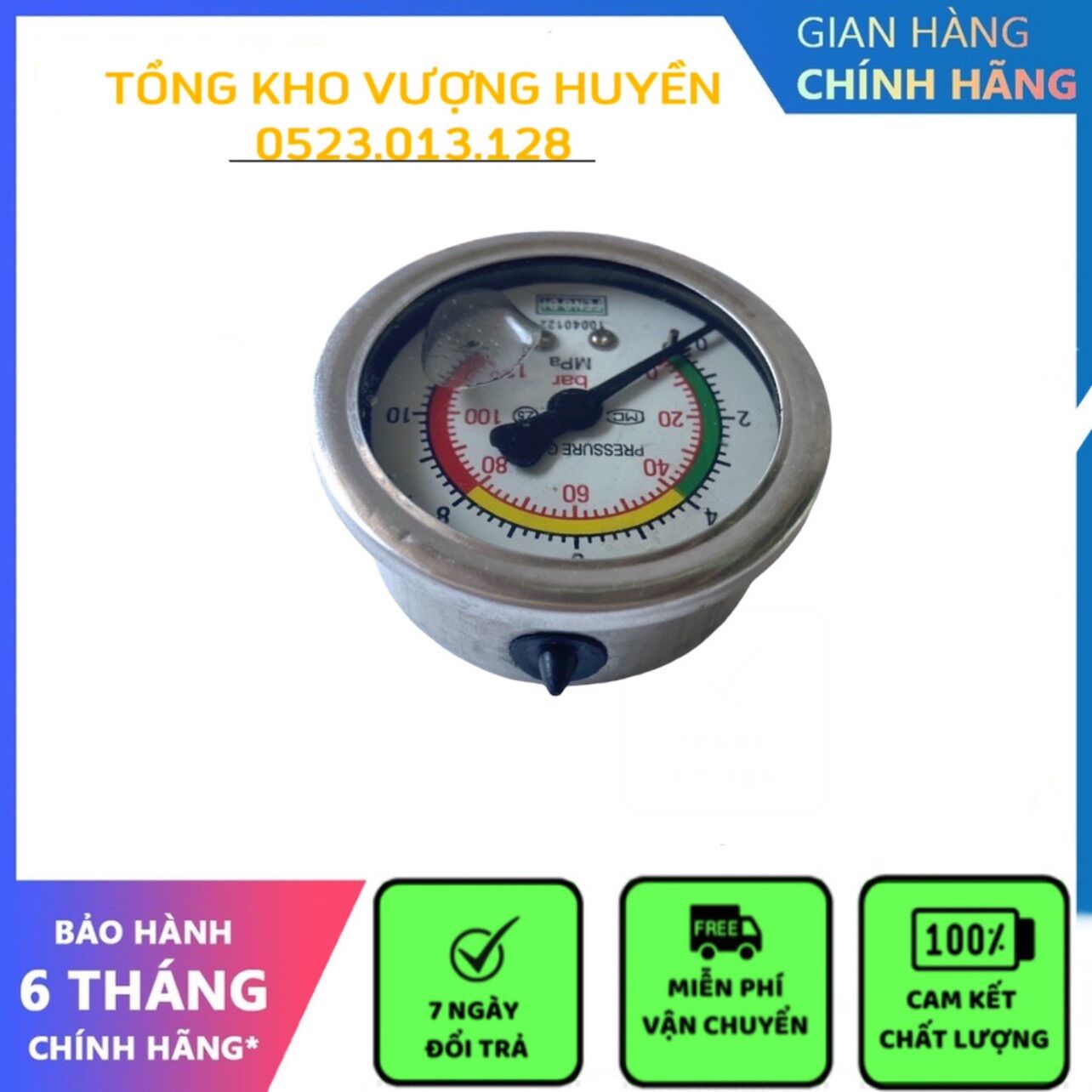 Đồng Hồ Đầu Rửa Xe 1HP - 2HP