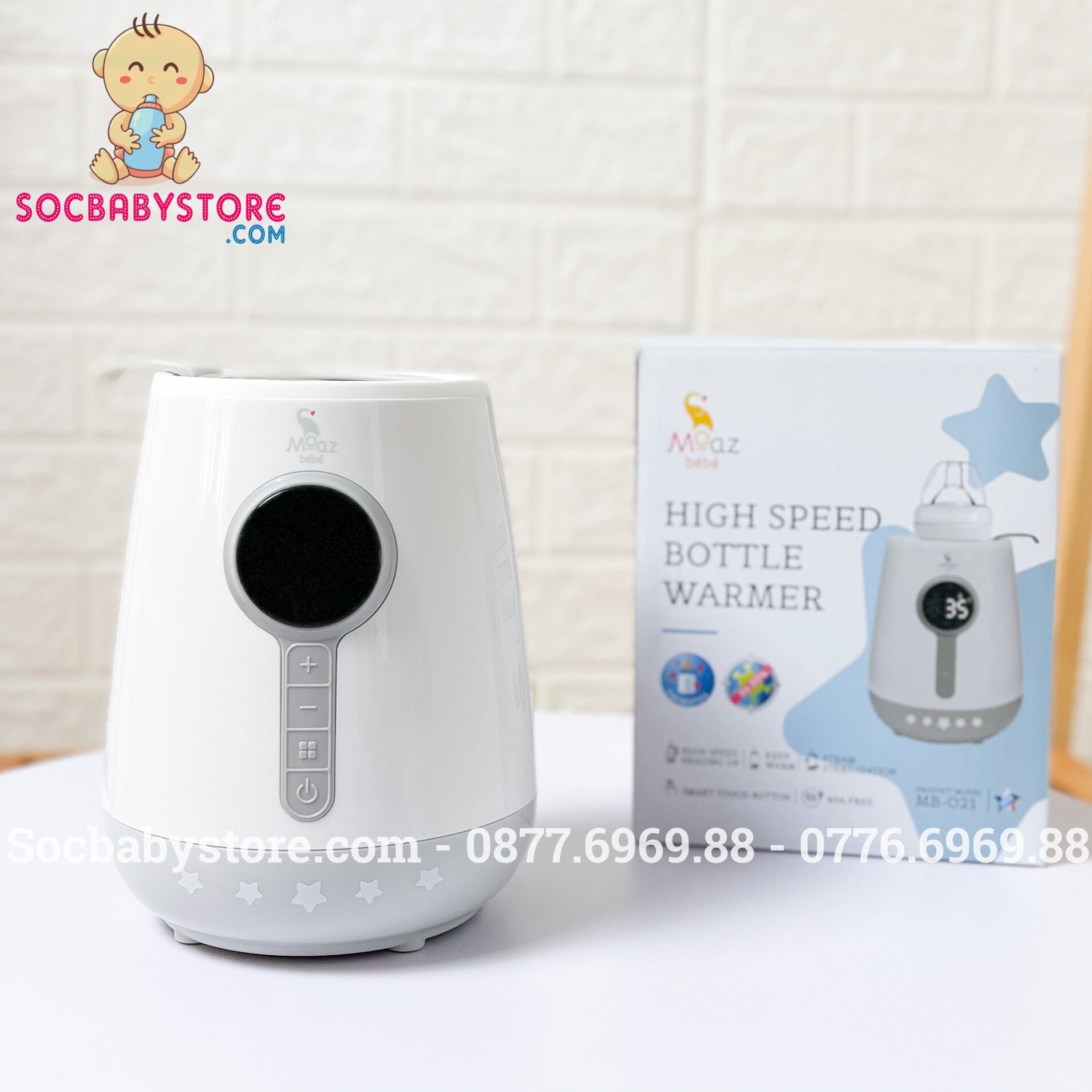 Máy hâm sữa siêu tốc Moaz BéBé MB021