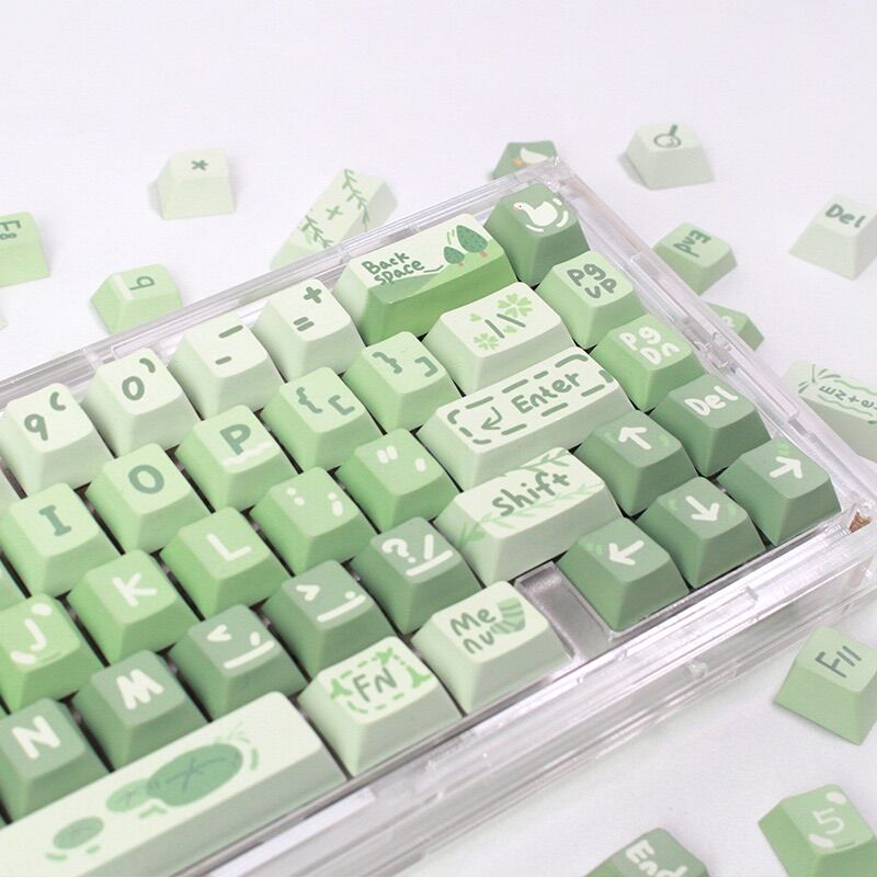 Spring Outing Keycaps Nút Bàn Phím Cherry Profile PBT/XDA