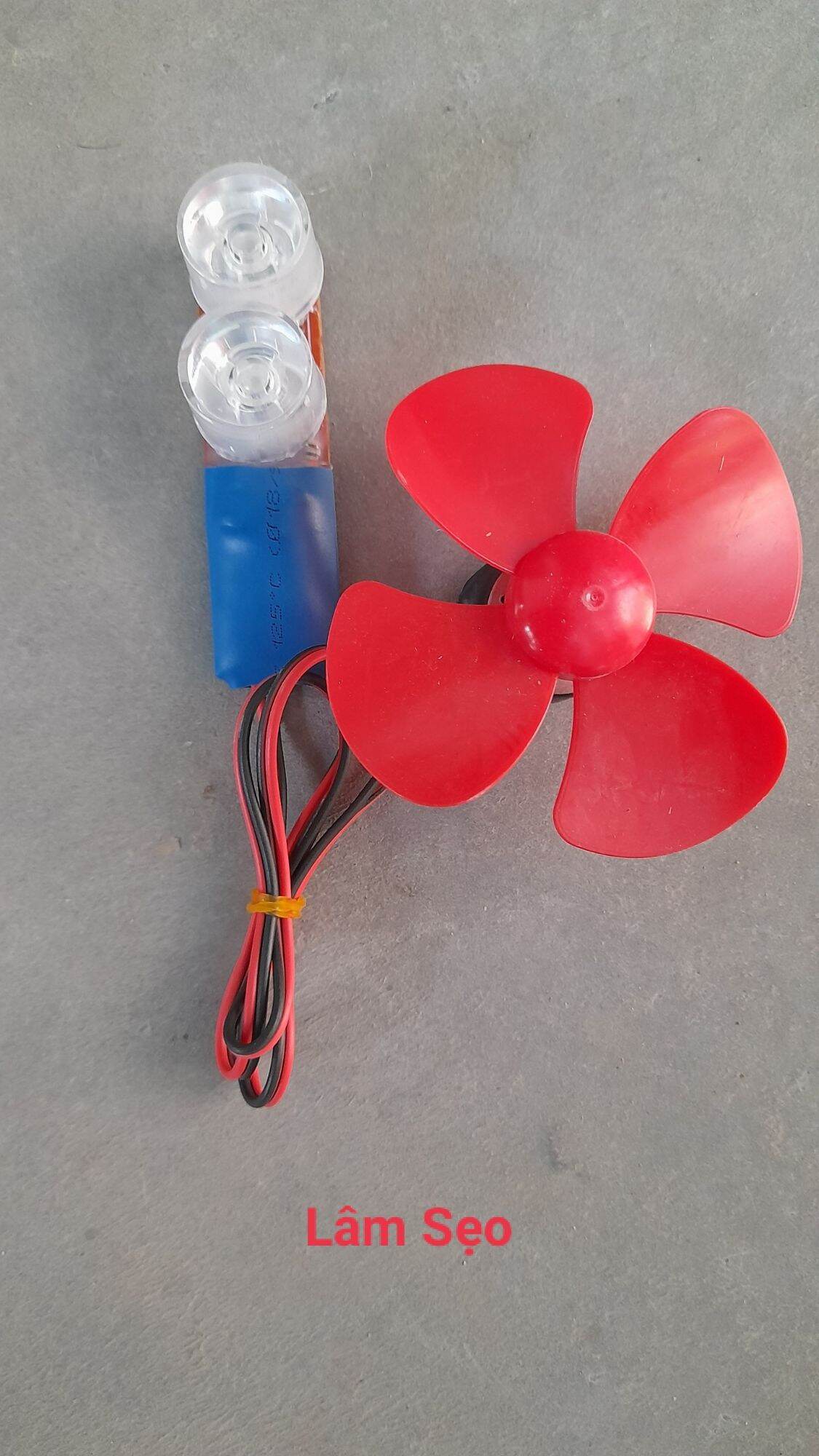 Đèn mô tơ, quạt gió cho diều