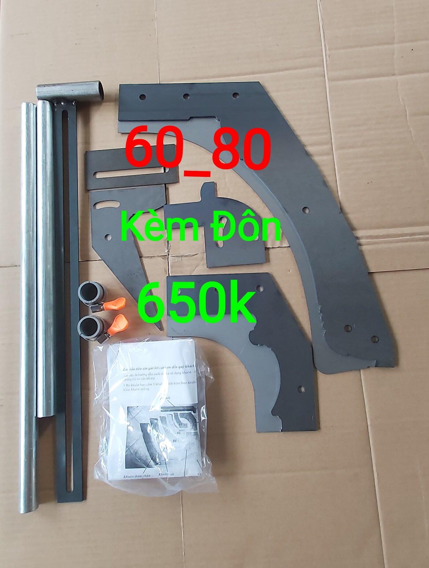 Khuôn quay chậu tròn đa năng 60_80