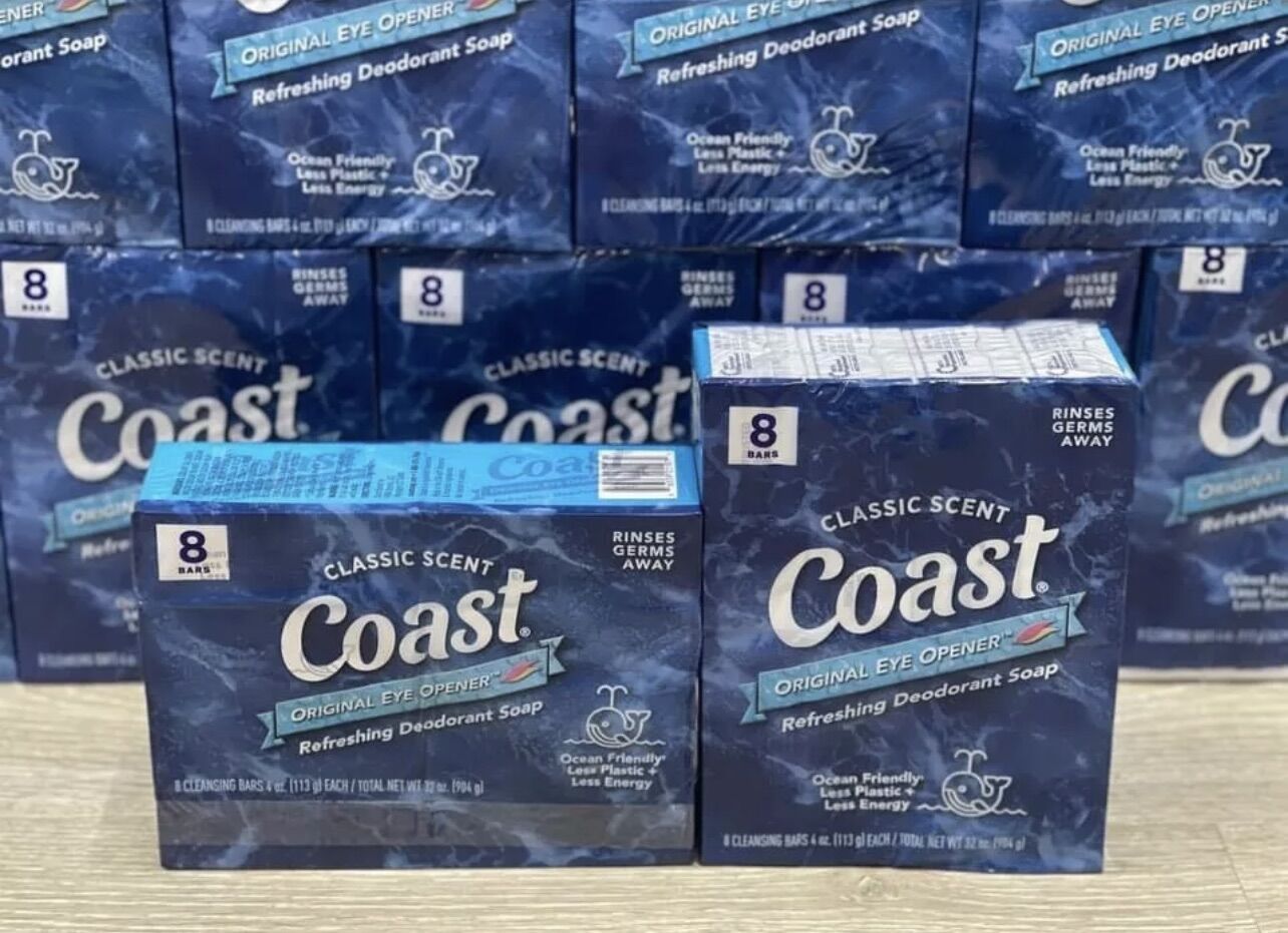 Xà bông cục Coast lốc 8 cục của Mỹ