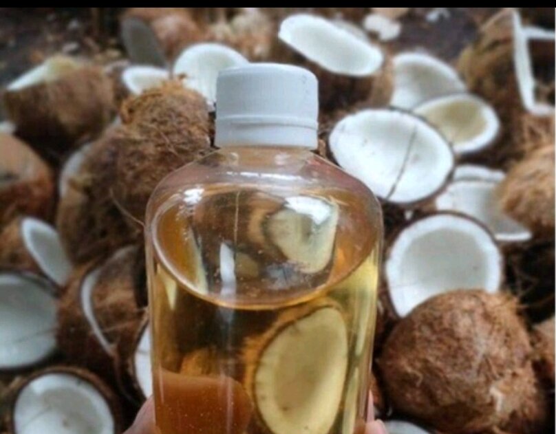 Dầu dừa nguyên chất nhà làm Gốc Bến Tre-500gram
