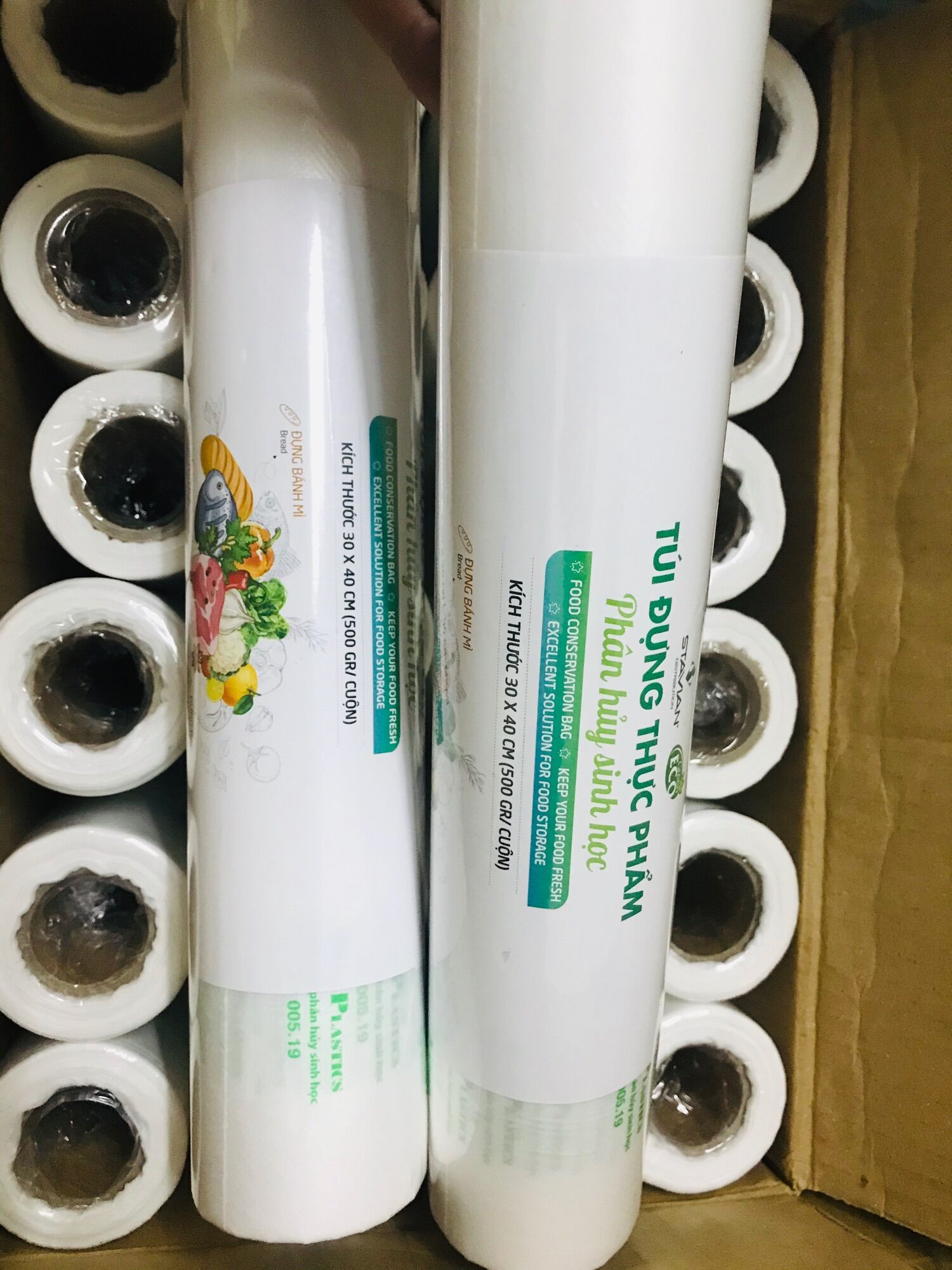 Combo 2 Túi đựng thực phẩm Green Eco loại 300gr