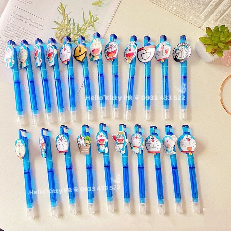 Bút gel xịt phun sương Hello Kitty - Doremon Doraemon - Melody - Pikachu - Pudding - Litte Twin Star