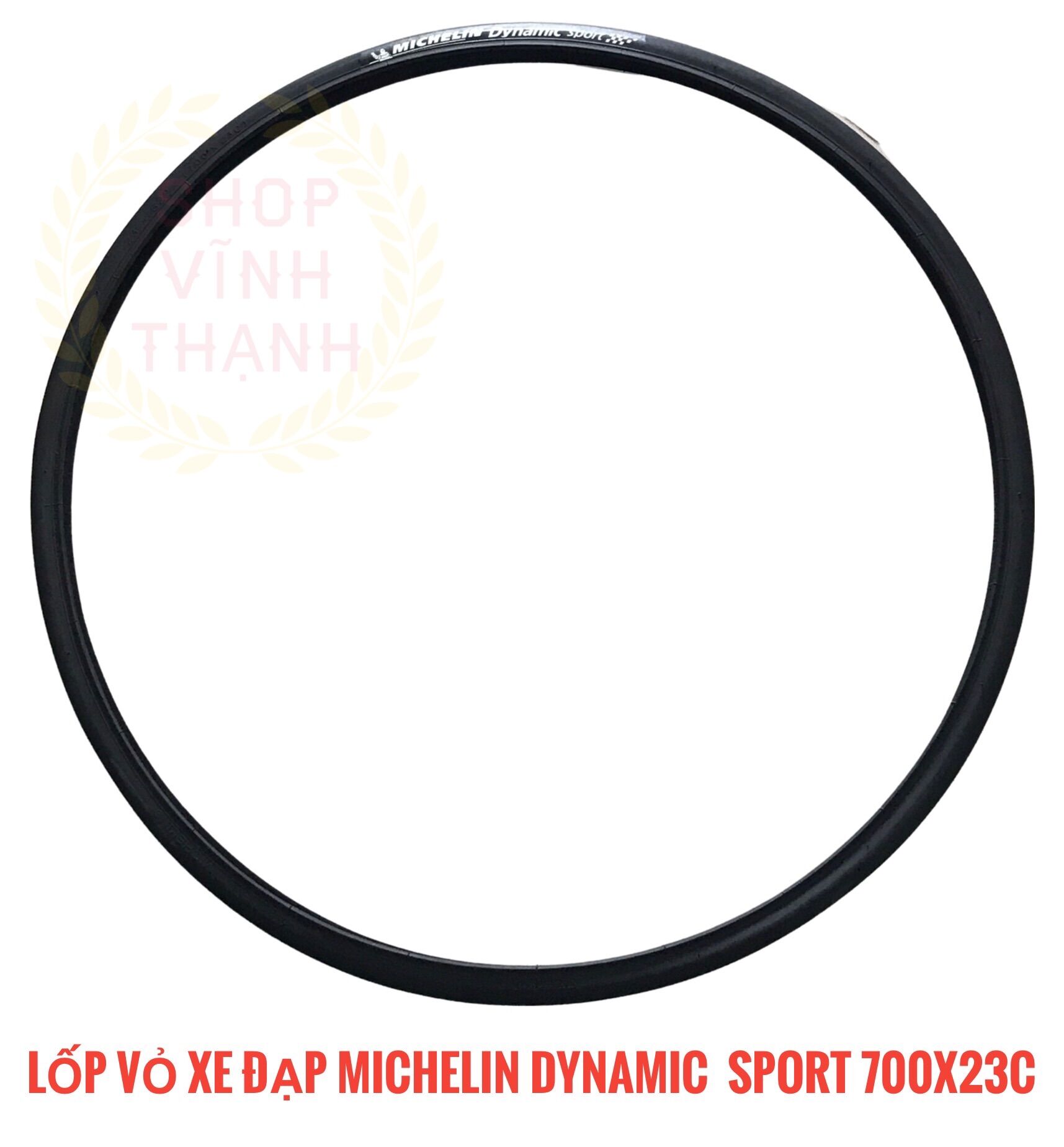 Lốp vỏ xe đạp thể thao đường trường MICHELIN Dynamic Sport 23-622 (700X23C), chuyên dành cho các dòng xe đạp thể thao đường trường (road), xe đạp đua, xe phuộc, sản xuất tại Đài Loan