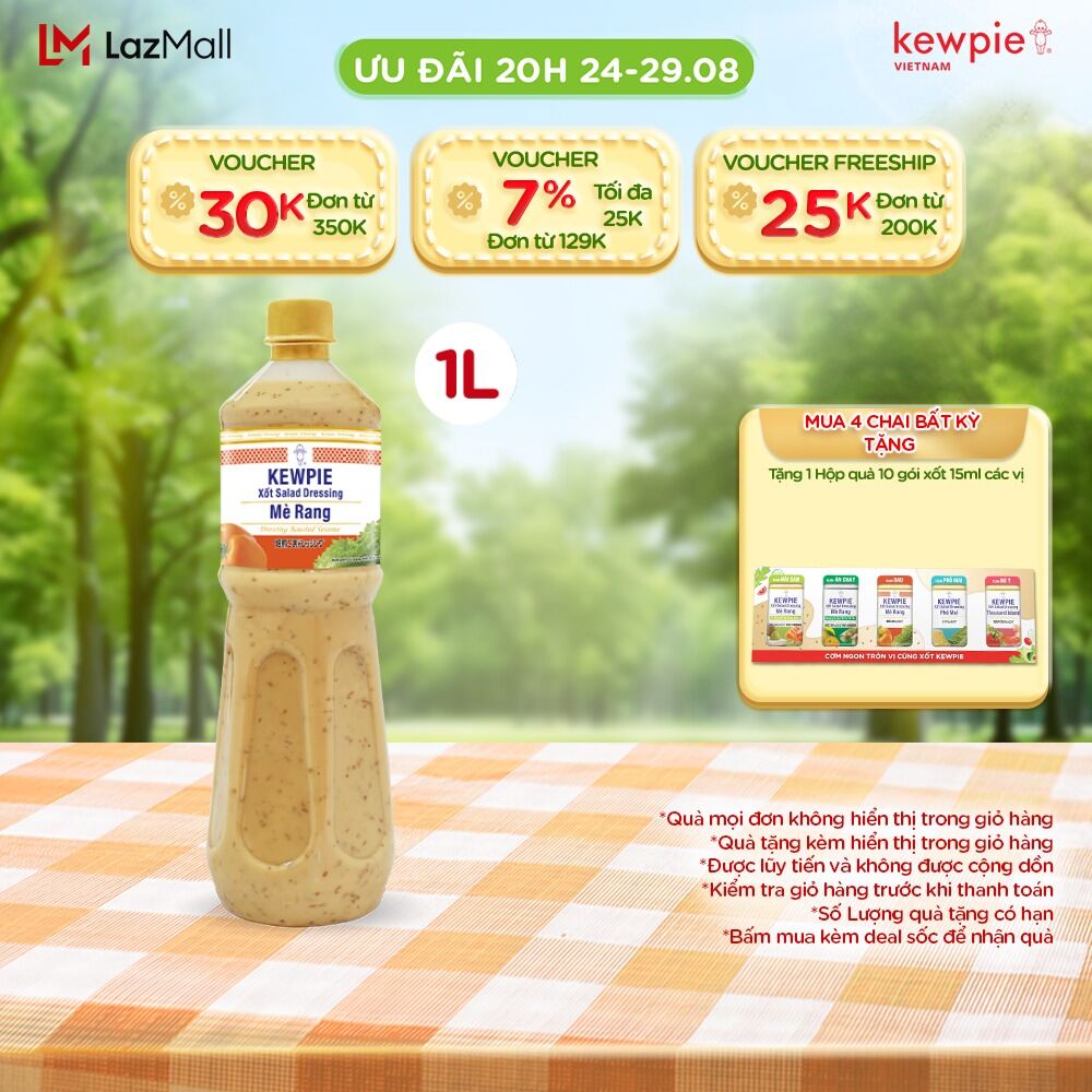Xốt Salad Dressing Mè Rang Kewpie 1L