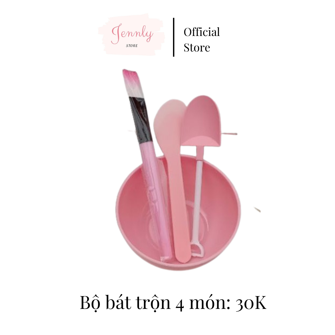 1 Bộ bát trộn đắp mặt nạ 4 món