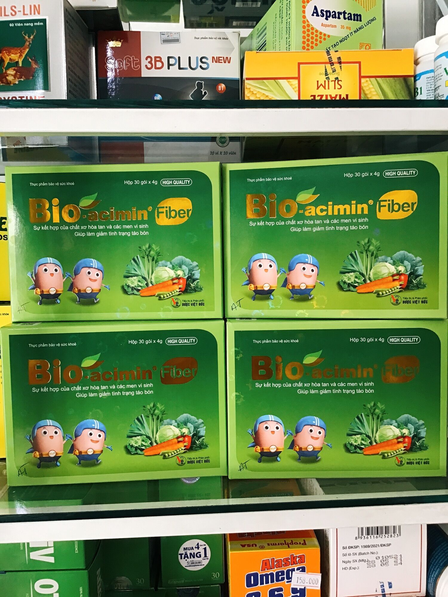 [HCM]BIO-ACIMIN FIBER MEN TIÊU HÓA CHO BÉ (date xa)