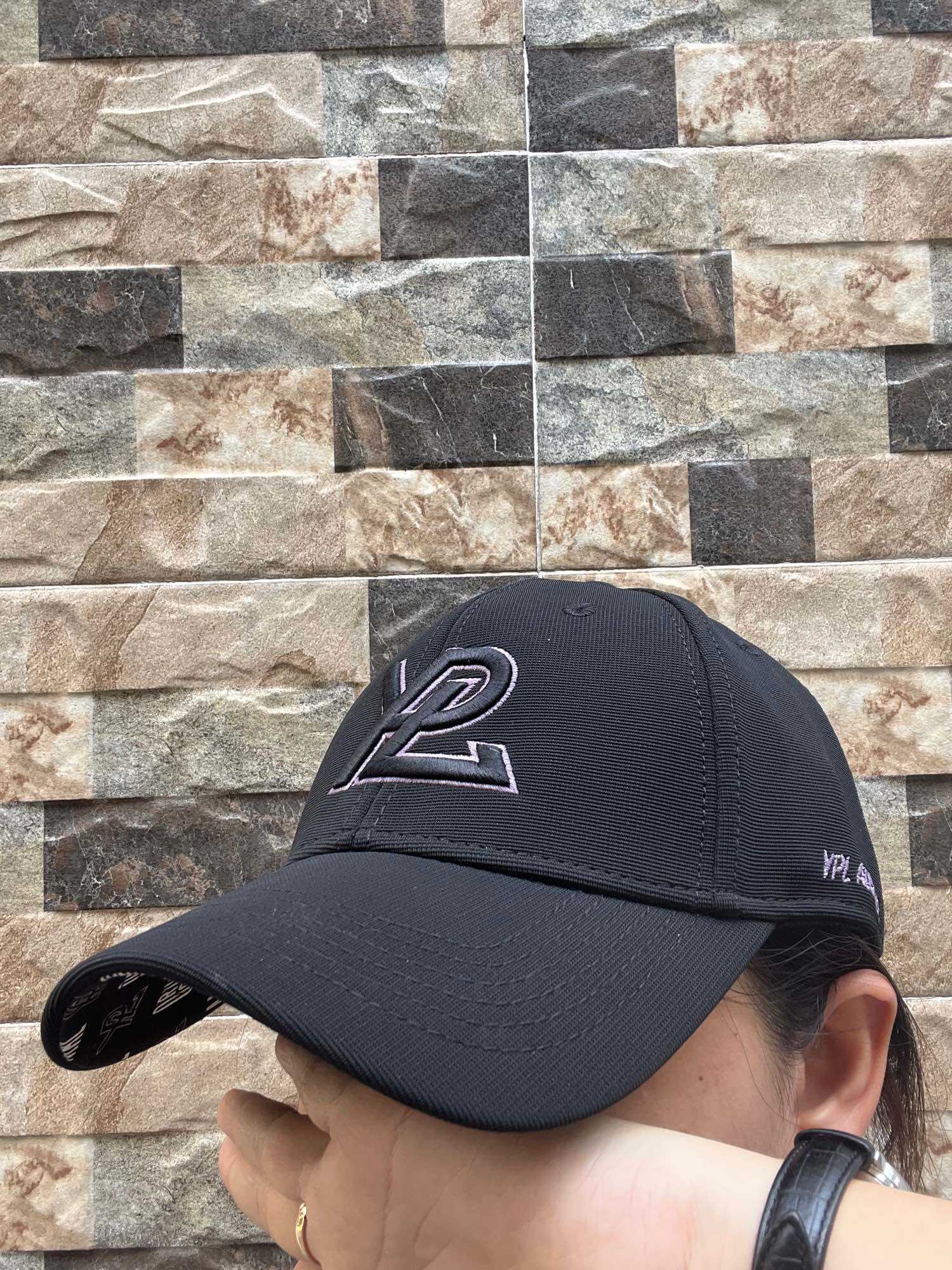 [Bill Úc] (Nón Chữ Nổi Màu) Nón Kết Đen Đổi Màu Chữ YPL Original Baseball Cap