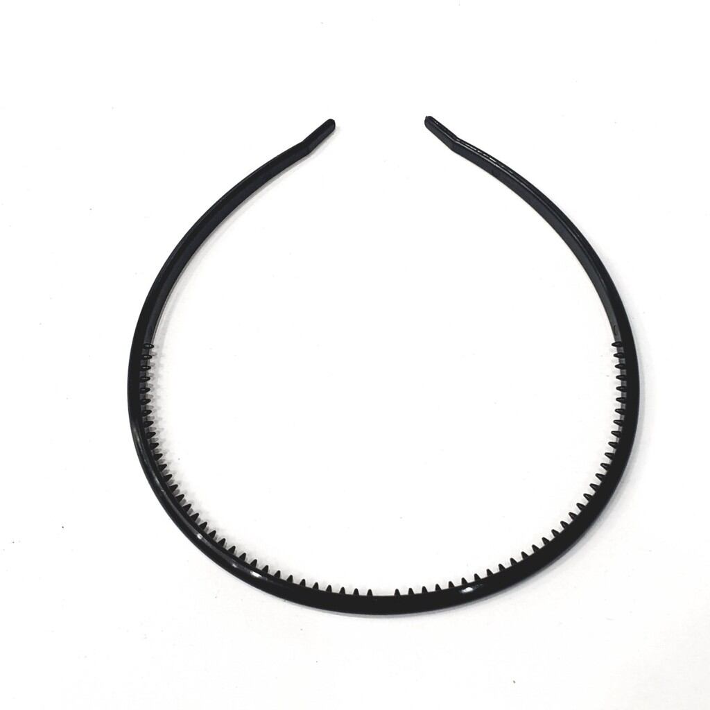 Combo 4 cái Bờm cài tóc nhựa mềm (bản nhí 6mm)