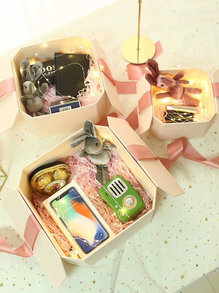 Gift Box Ins Style Gift Packing Box Gift Box Empty Box Birthday Gift Box Hand Gift Box Valentine's Day Gift Box
