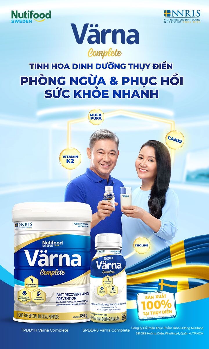 Sữa Bột Varna Complete 850g