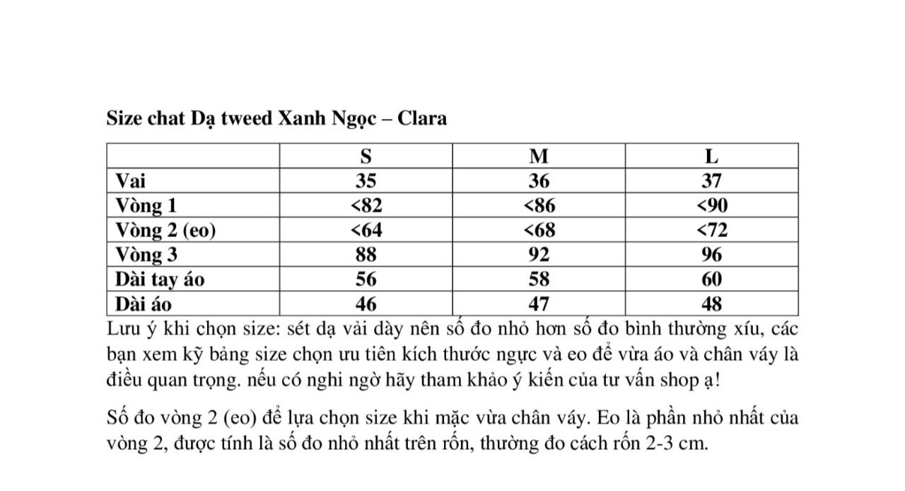 SET Dạ tweed màu Xanh Ngọc