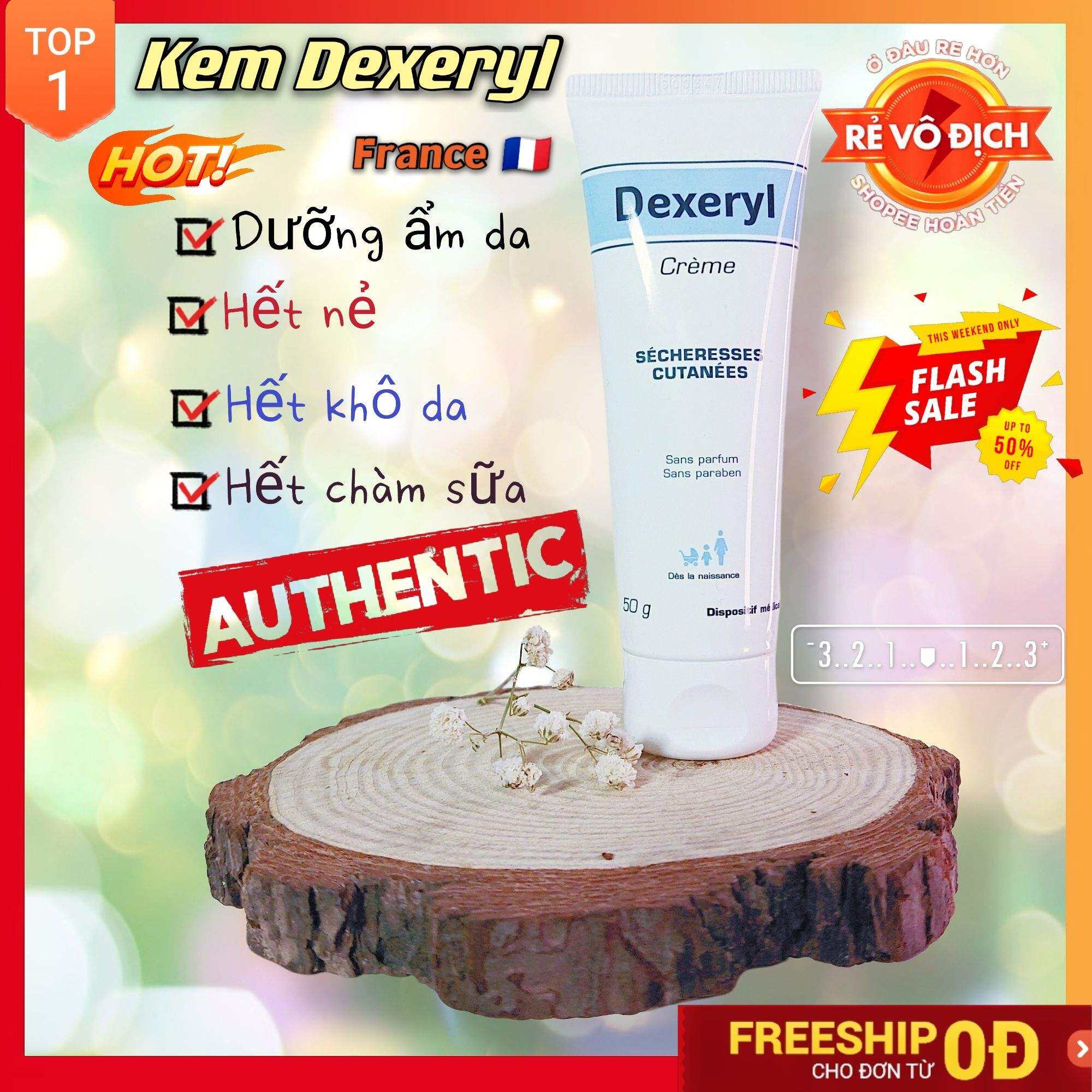 Kem dưỡng Dexeryl Pháp 50g chính hãng - Dưỡng ẩm Dexeryl hết ngay khô da, nẻ da, bong da