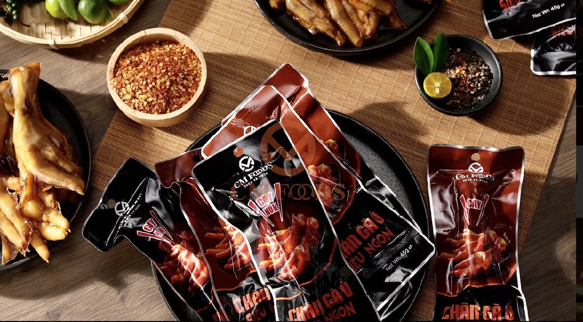 Combo 20 gói chân gà ớt cay 33gr