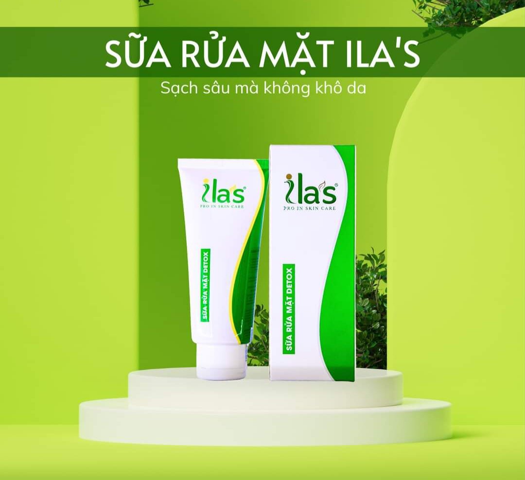 Sữa Rữa Mặt Detox Ilas _ Sữa Rữa Mặt Ilas