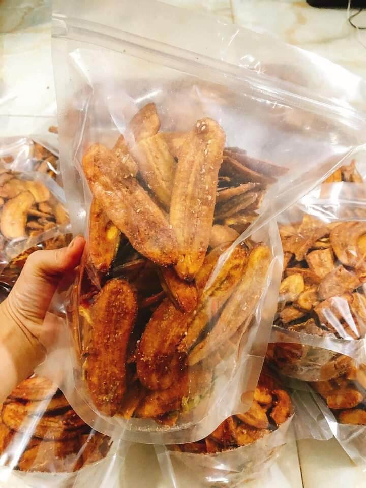 Chuối sấy mè gừng 100g