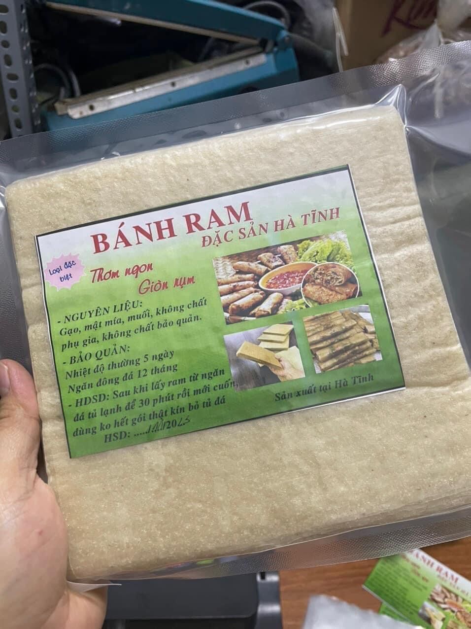Vỏ ram Hà Tĩnh - Bánh đa cuốn nem siêu ngon giòn rụm