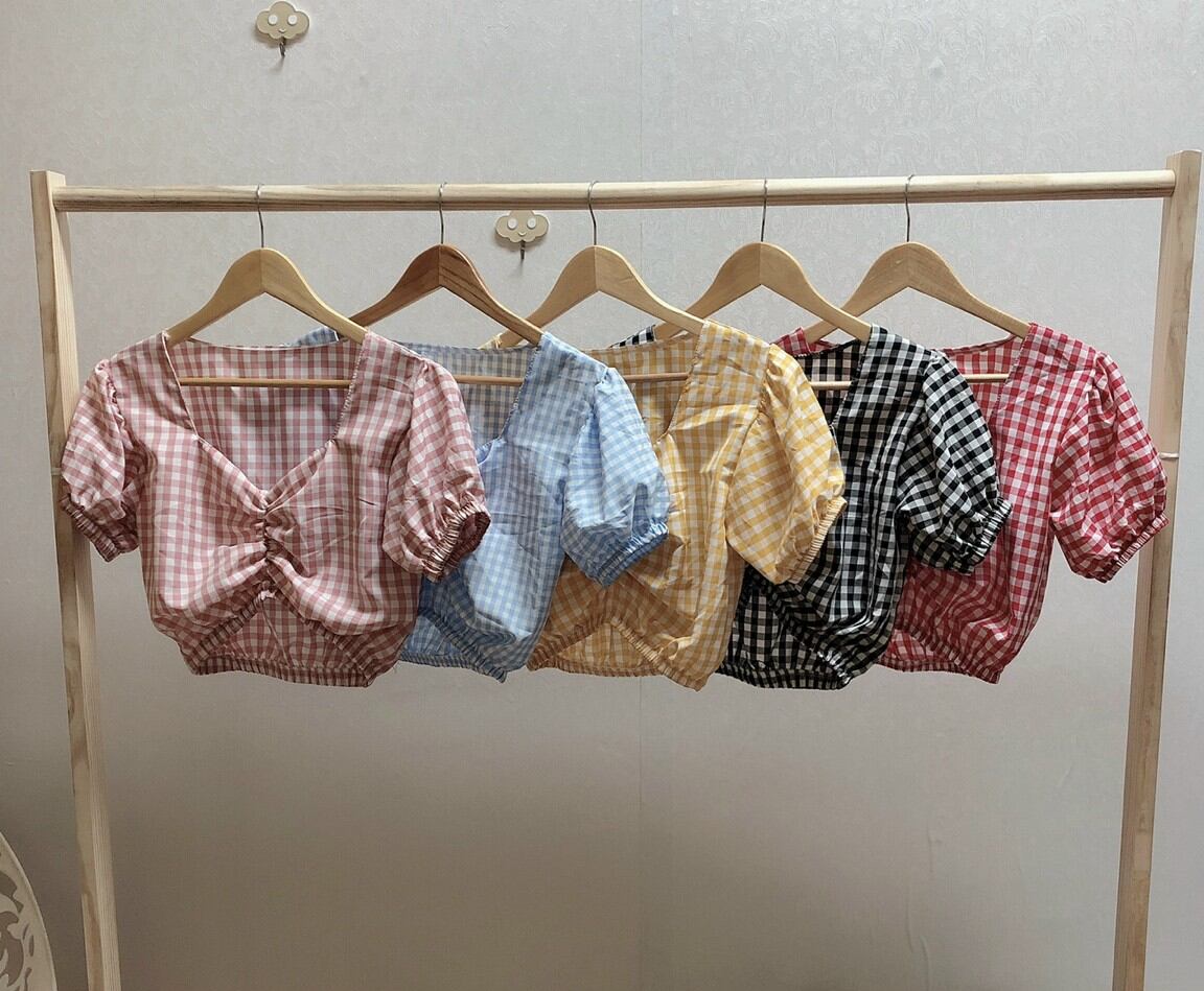 ÁO COPTOP RÚT NGỰC FORM CROPTOP