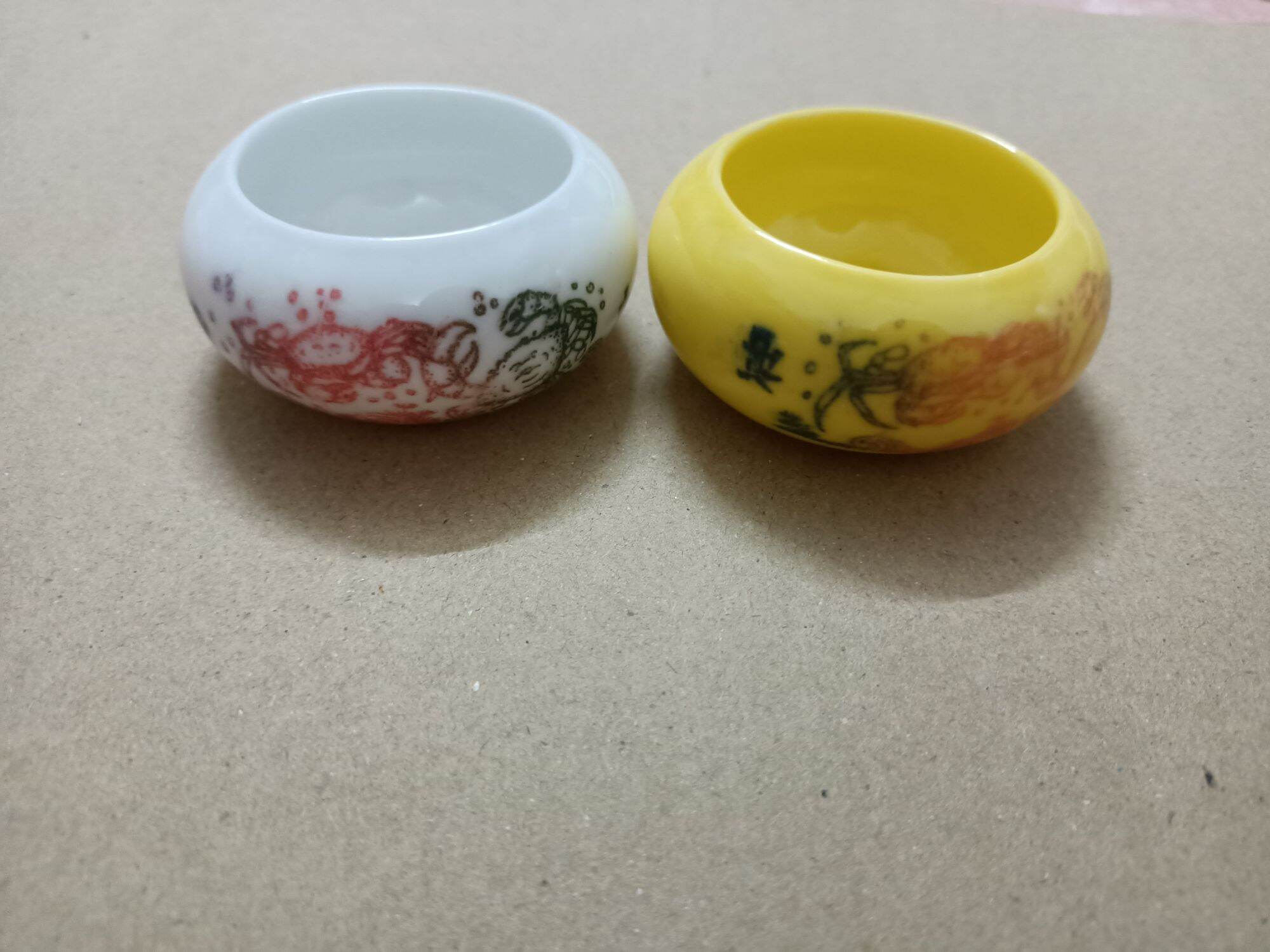cóng sứ đựng sâu cho chim
