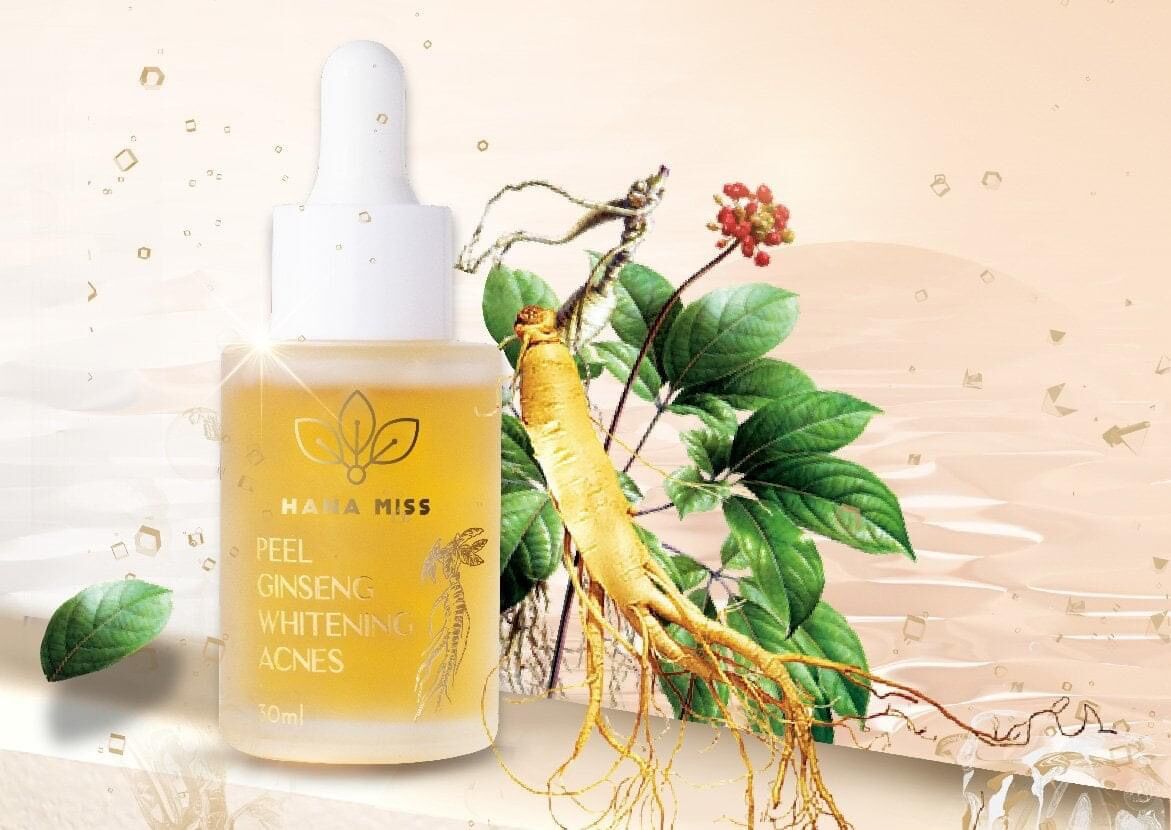 ( Tặng 2 Mặt Nạ Dưỡng Da)Serum Peel Nhân Sâm PEEL GINSENG WHITENING ACNES