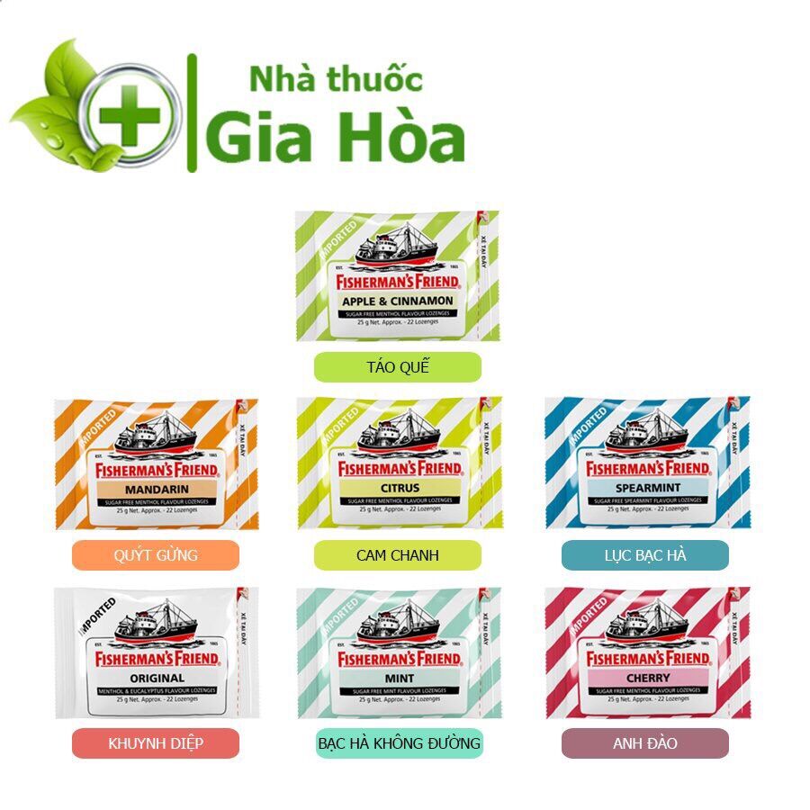 Kẹo cay con tàu - bạc hà