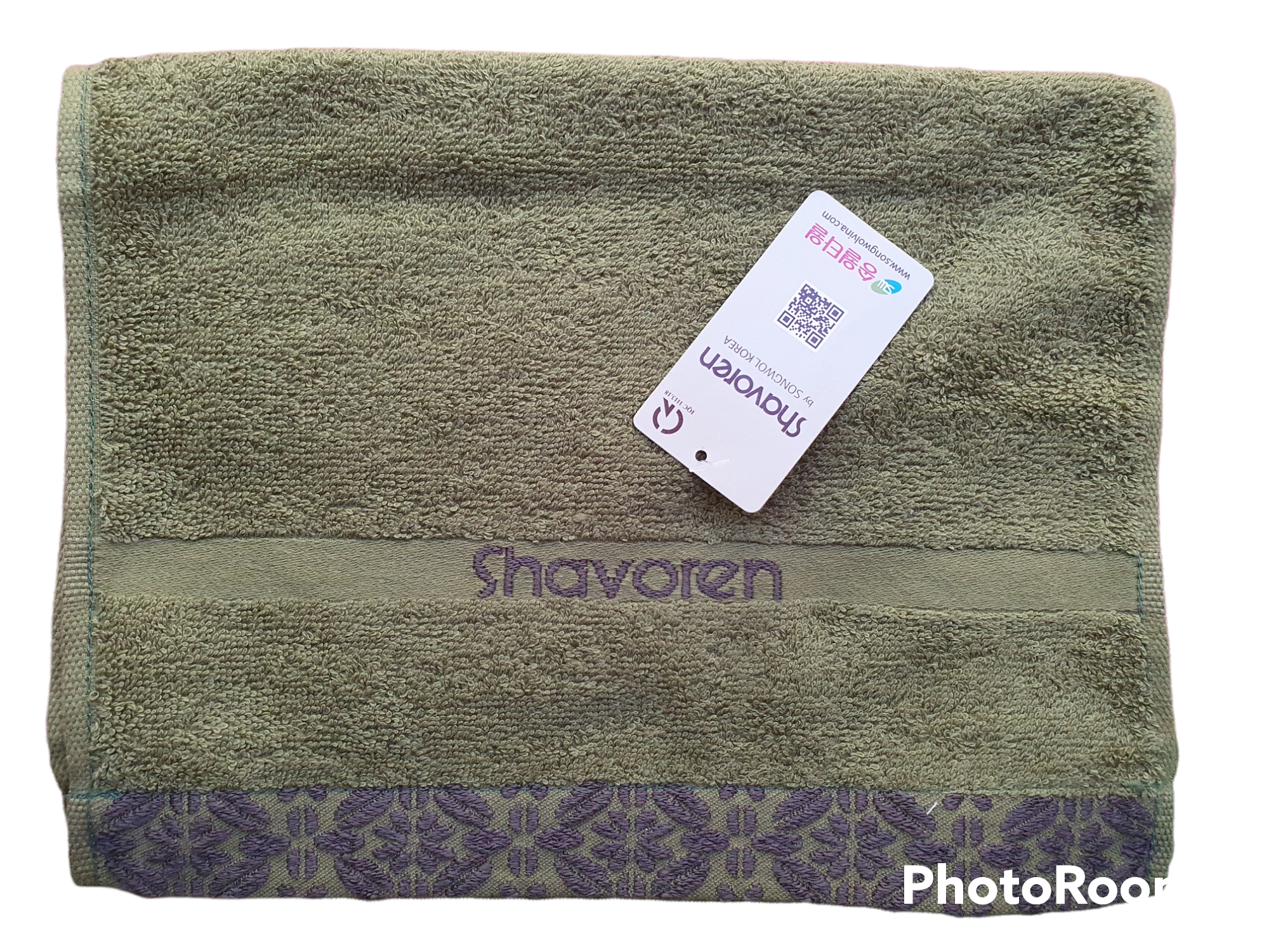 Khăn mặt 100% cotton Shavoren (Cty Songwol Hàn Quốc) họa tiết