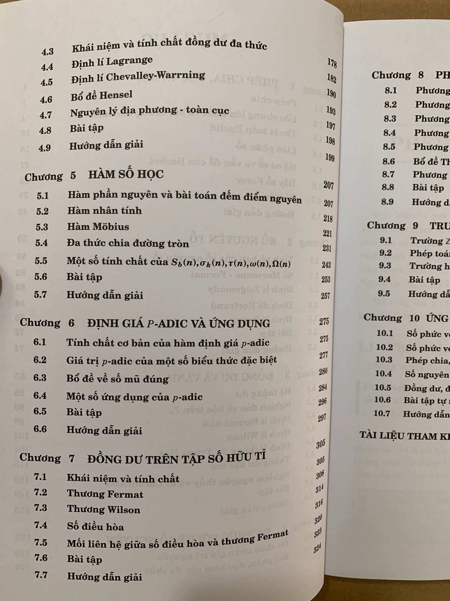 Bài giảng số học( dành cho hs, giáo viên chuyên toán)