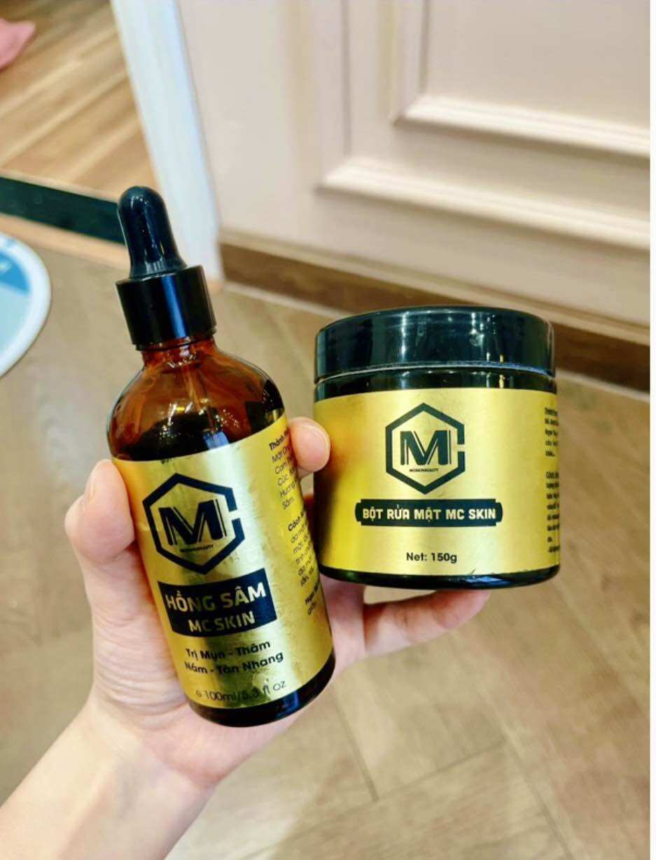 Combo tái tạo hồng sâm mcskin