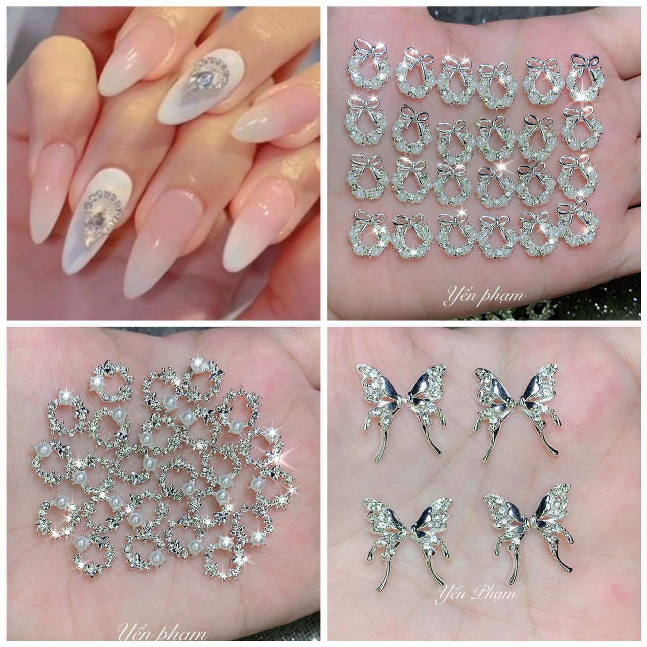 Charm kiểu siêu xinh trang trí móng tay