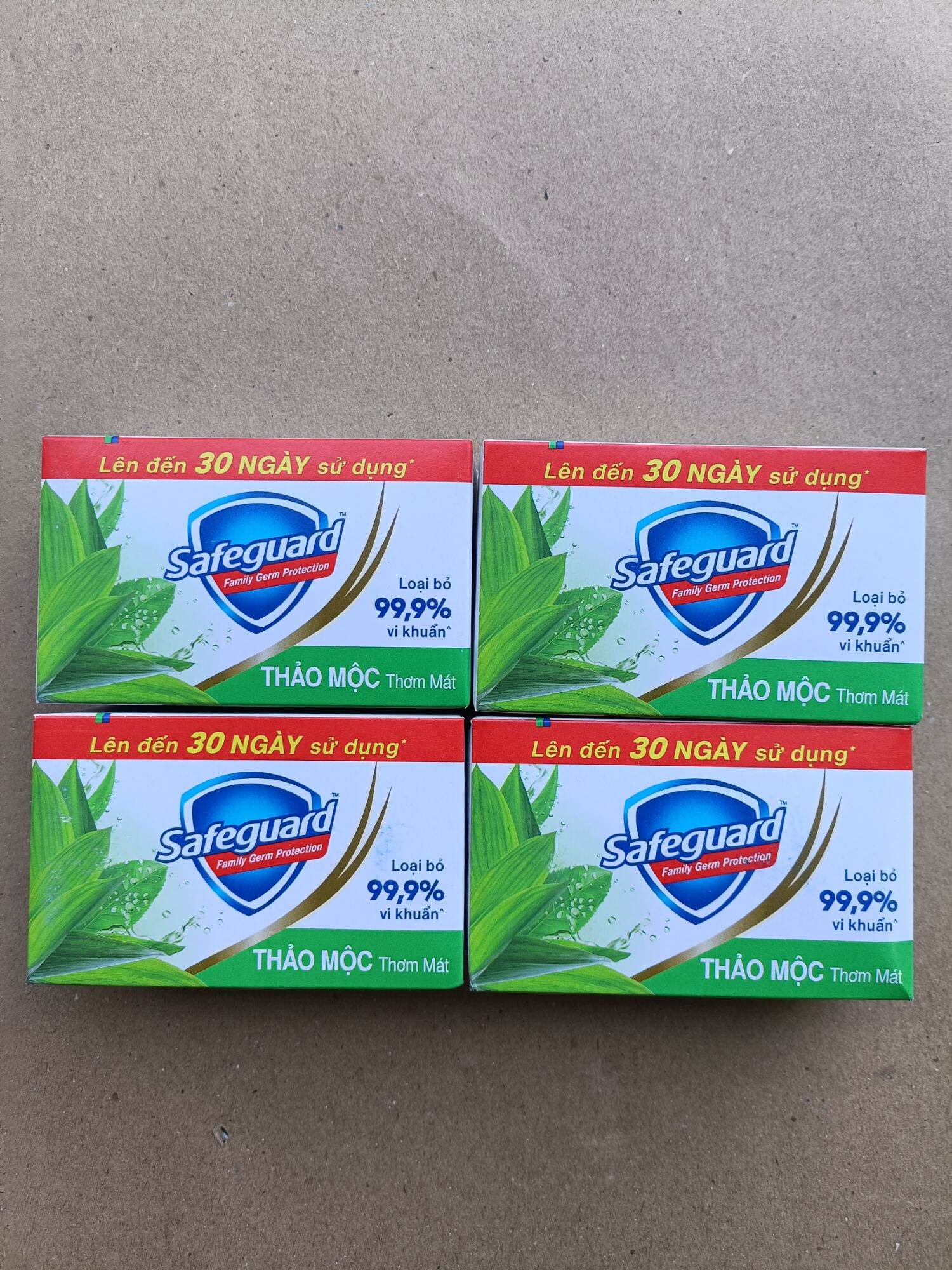 combo 10 cục xà phòng safeguard 125g
