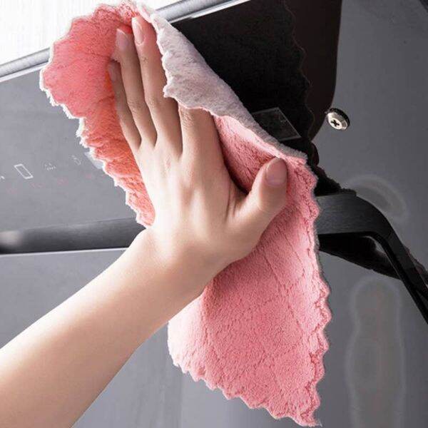 Combo 10 cái khăn lau đa năng 2 mặt siêu thấm hút