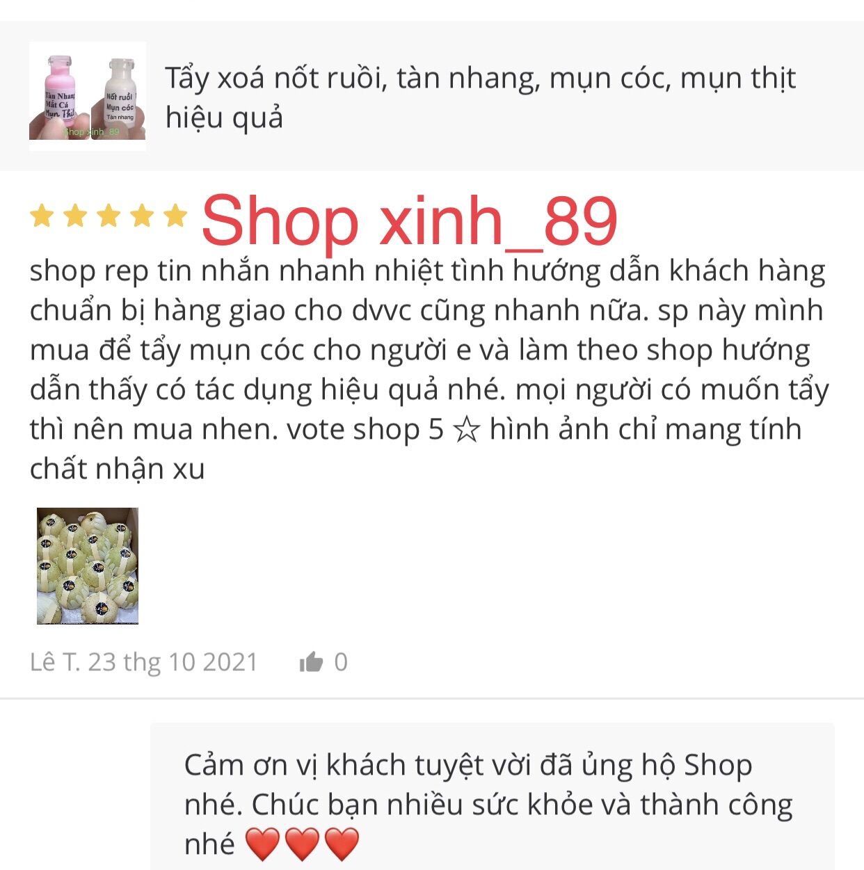 Kem tẩy nốt ruồi, mụn cóc, mụn thịt, mụn cơm, mắt cá handmade