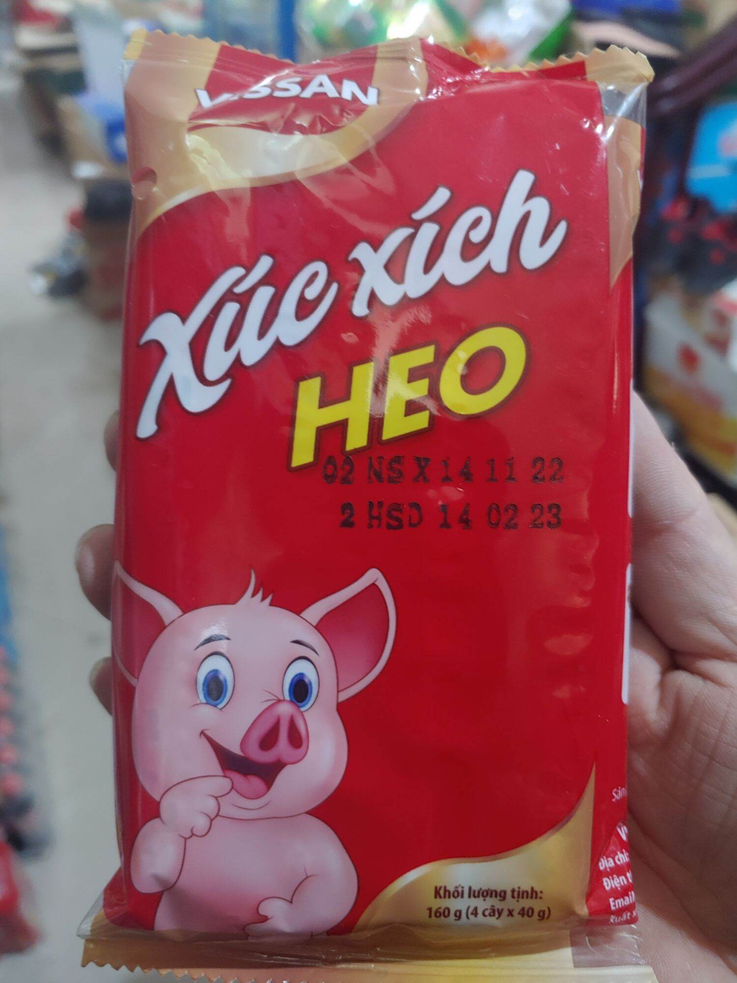 Xúc xích Vissan 160g