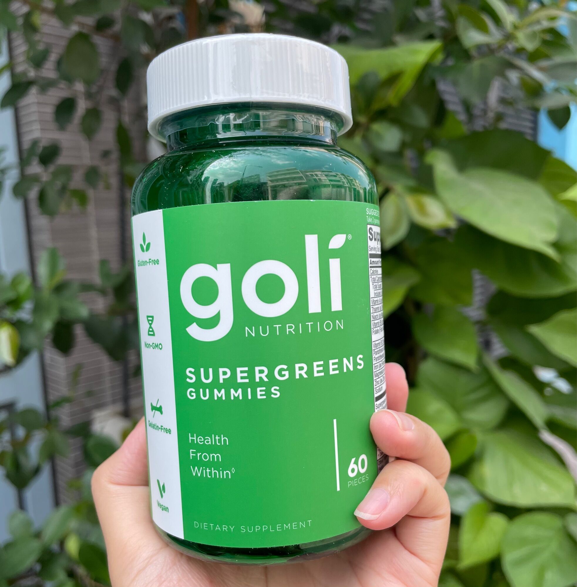 Kẹo dẻo goli supergreens gummies bổ sung vitamin b, a, kẽm