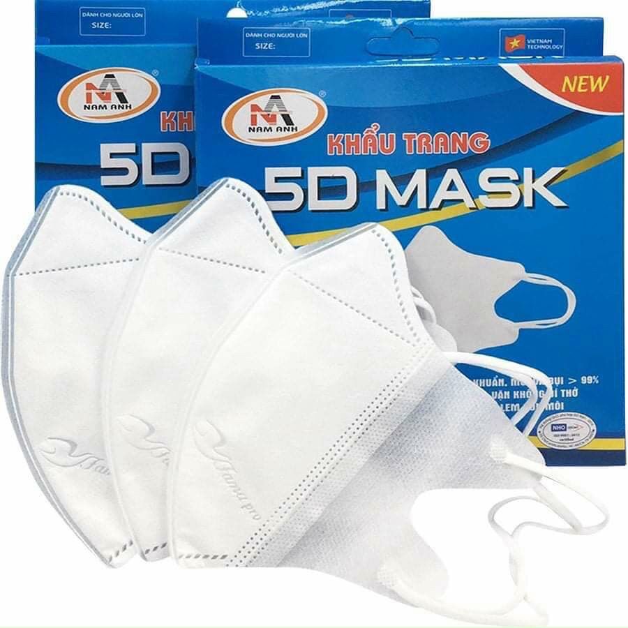 1 thùng 100 cái khẩu trang 5D hàng cty