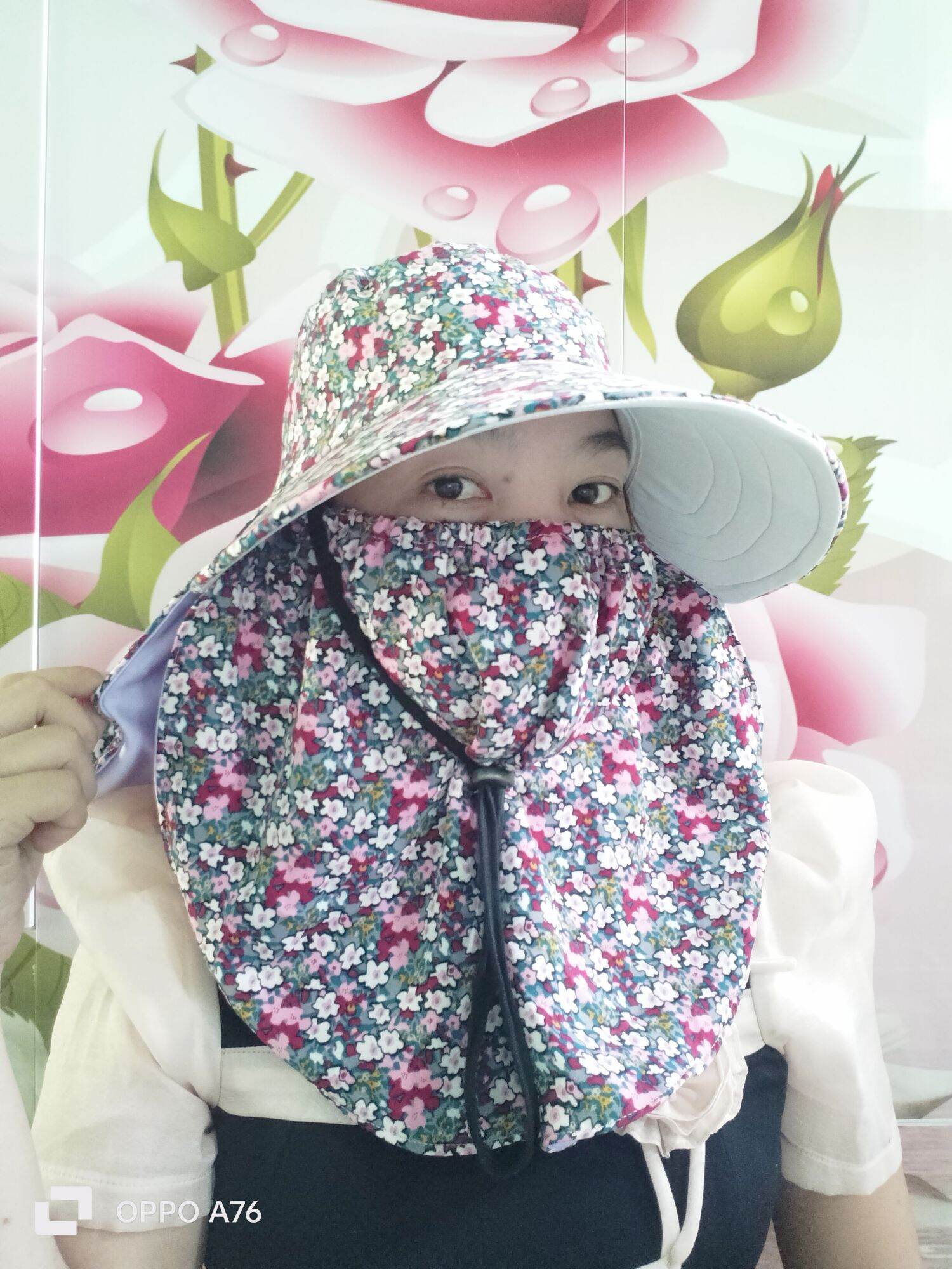 Nón khẩu trang hàng 3 lớp dày( giao bông ngẫu nhiên)