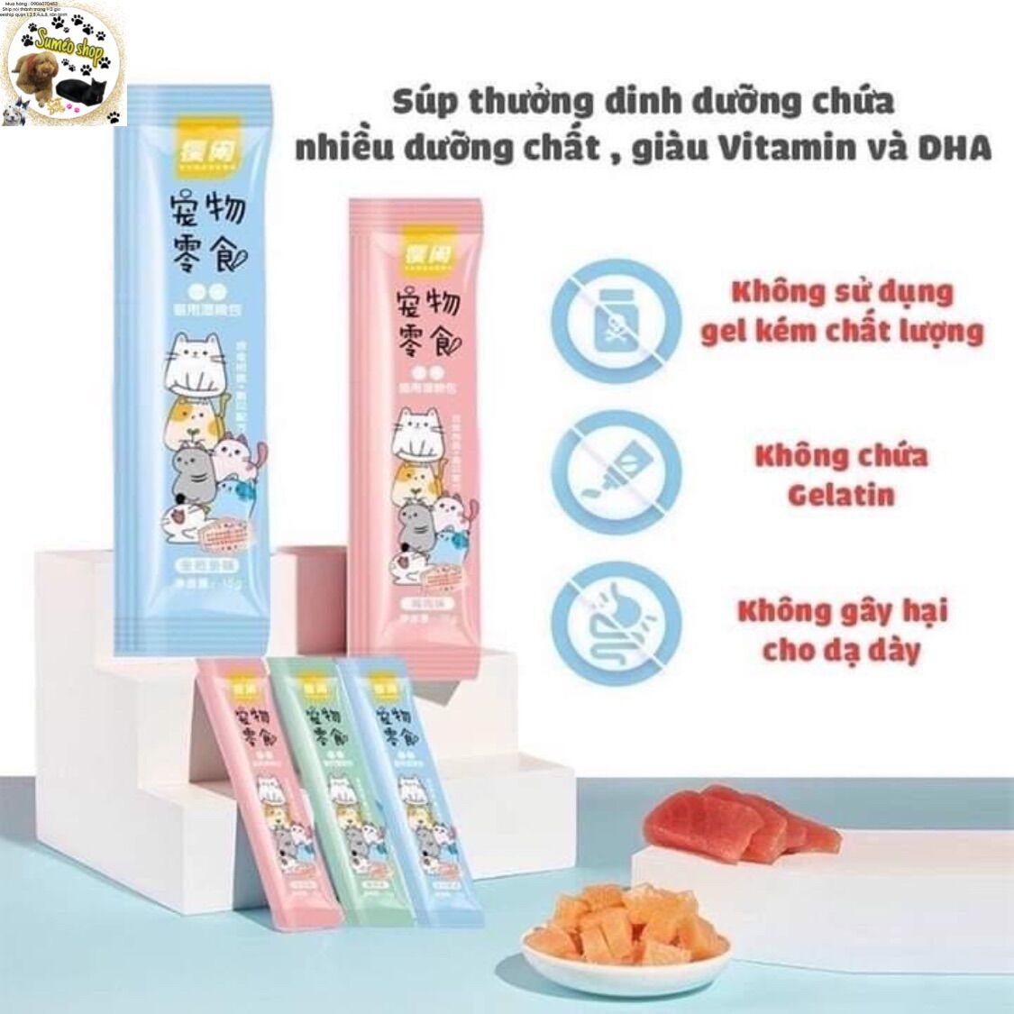 [new] Combo 100 thanh súp thưởng Shizuka 15g
