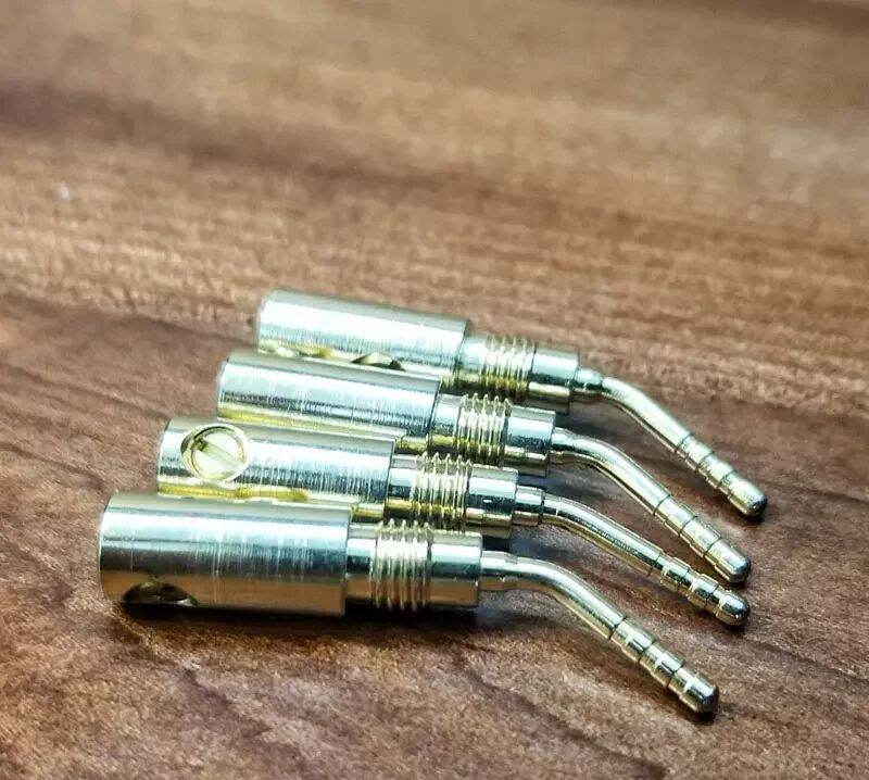 Cặp Giắc Loa Mỏ chim cứng đồng nguyên chất