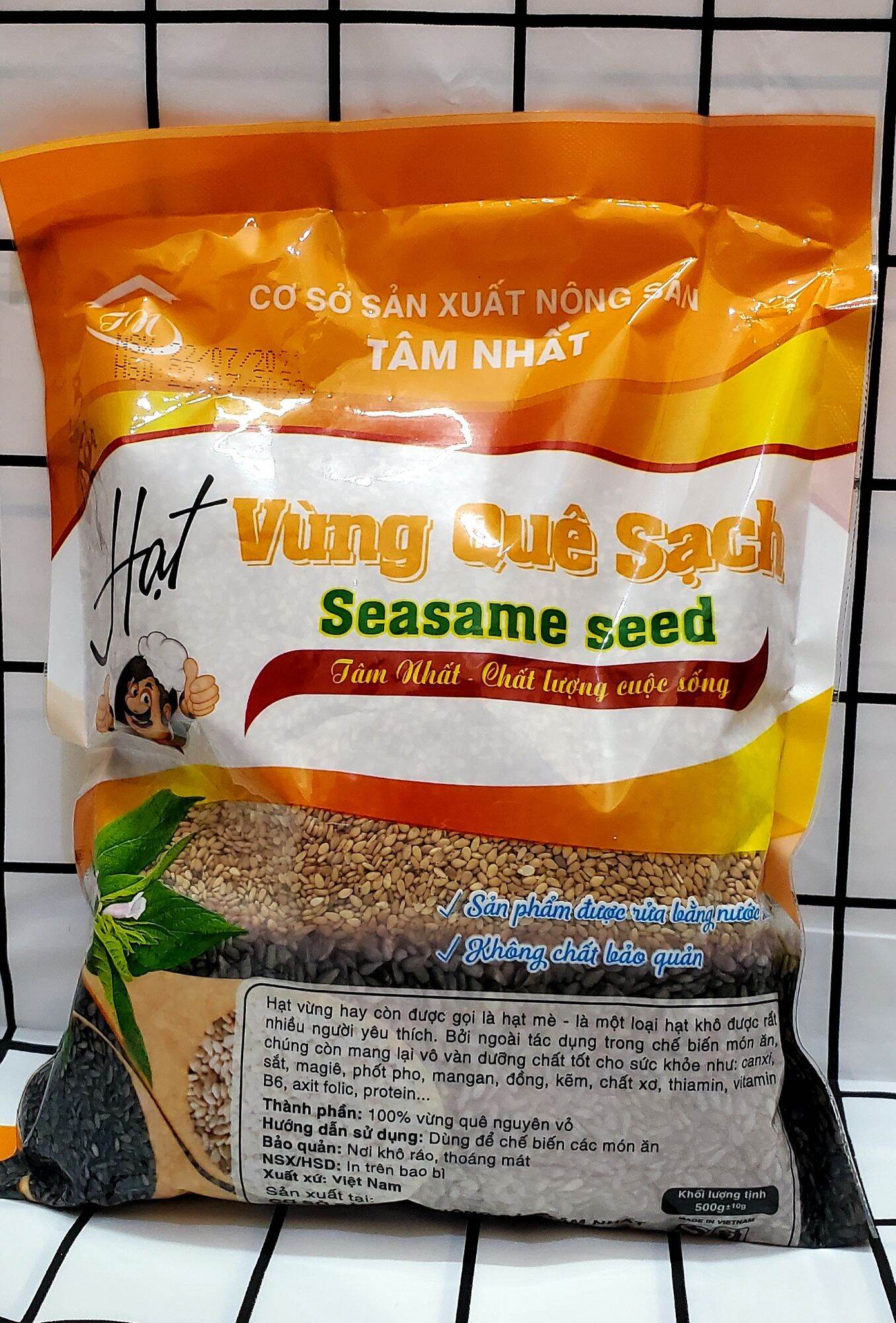VỪNG VÀNG - MÈ VÀNG  - Vừng quê sạch - 500gr