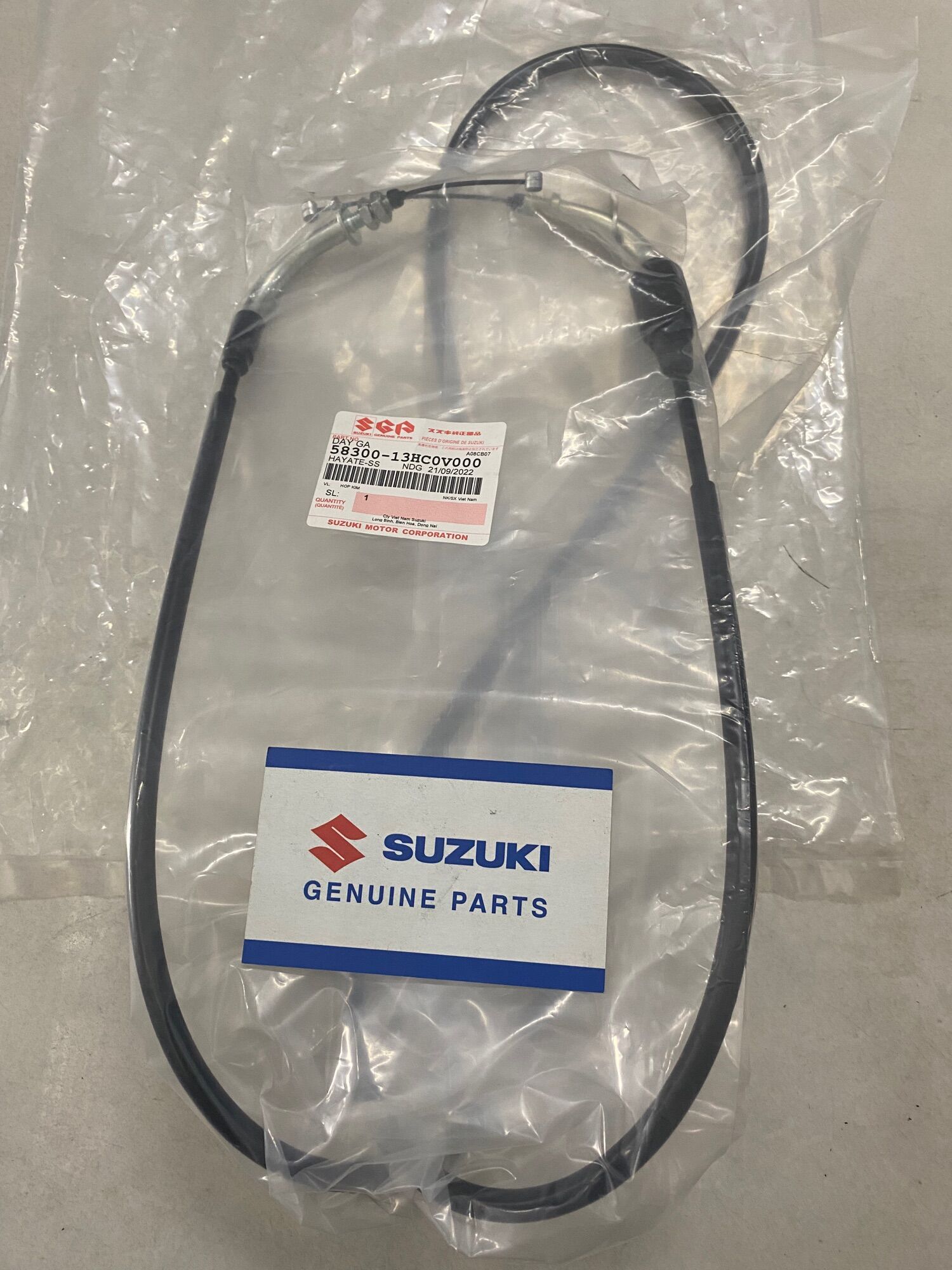 Dây ga hayate ss impulse 125 suzuki chính hãng