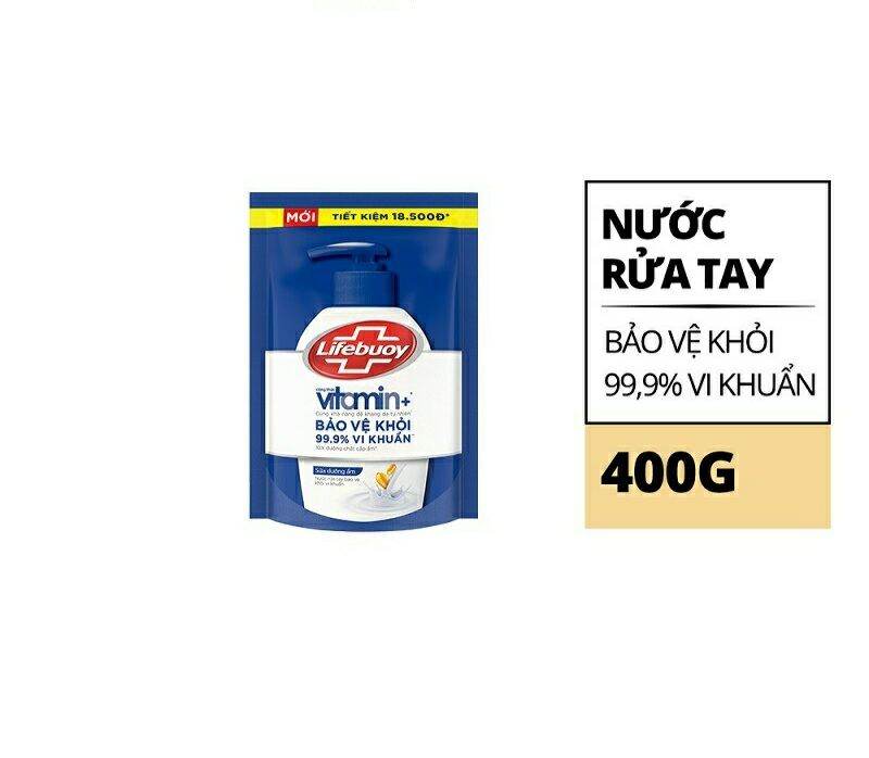 Nước rửa tay túi LIFEBUOY 400g